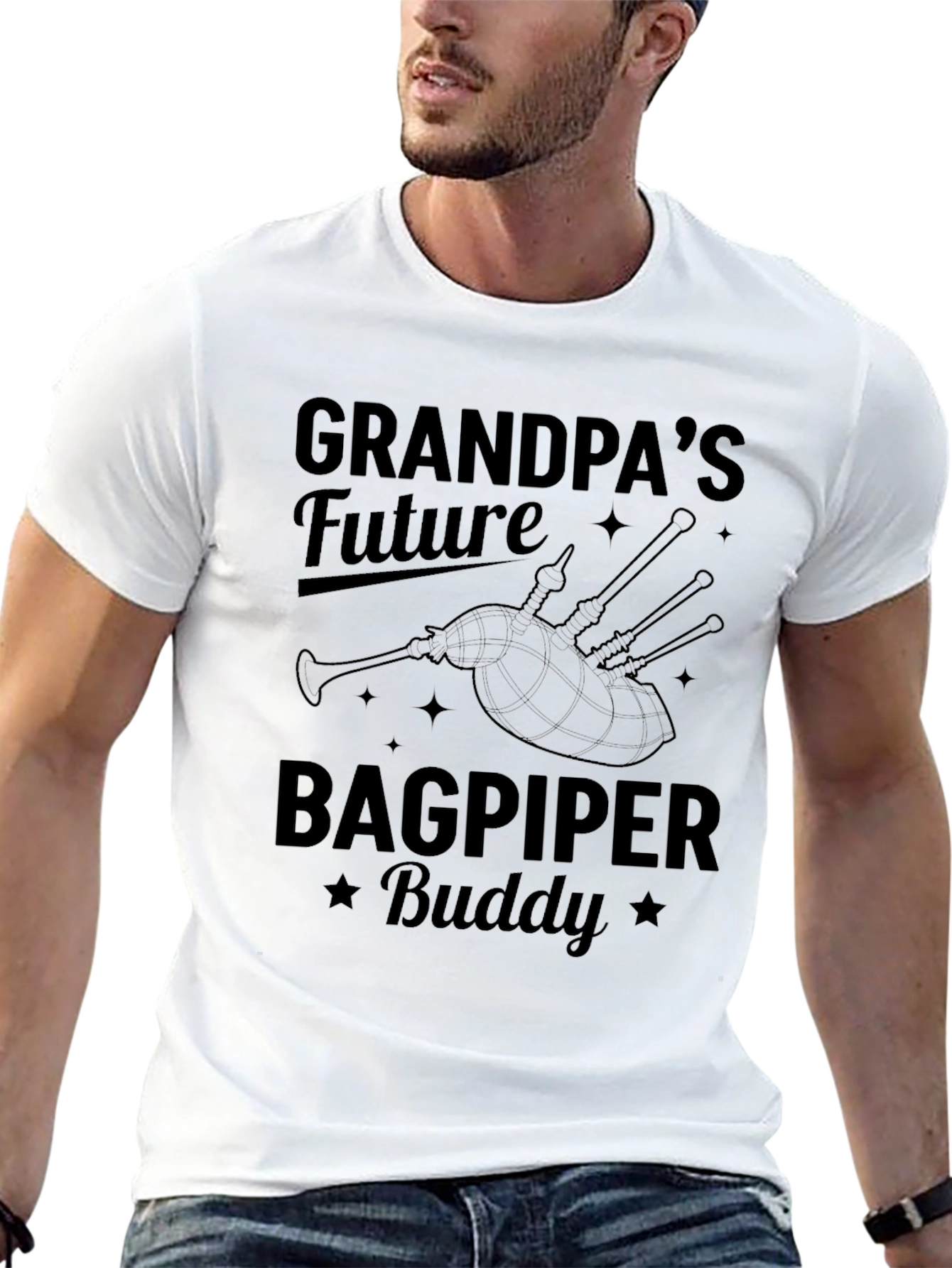 Grandpas Future Bagpiper Buddy T-Shirt