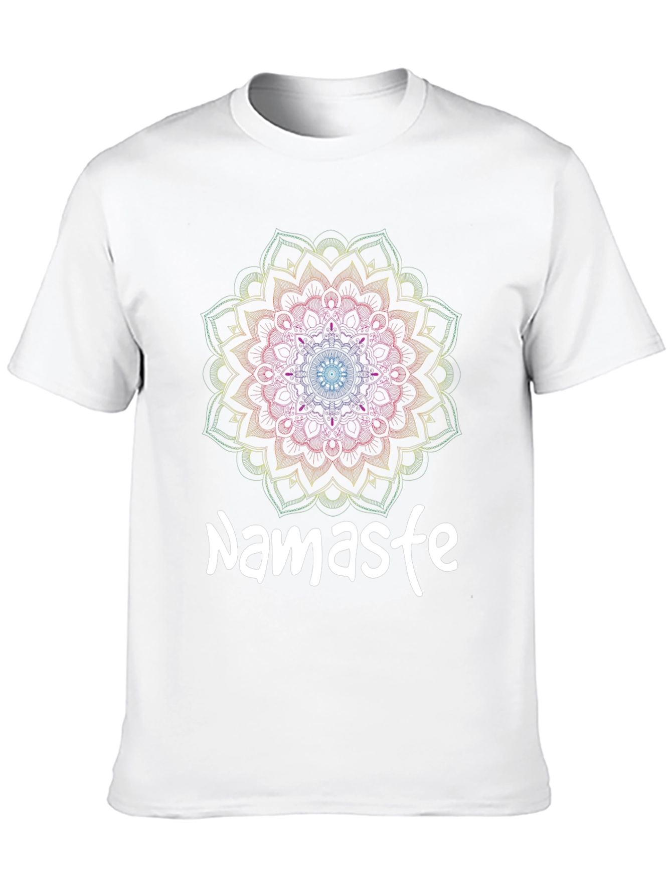 Namaste Mandala Graphic Tee - Yoga Inspired Shirt
