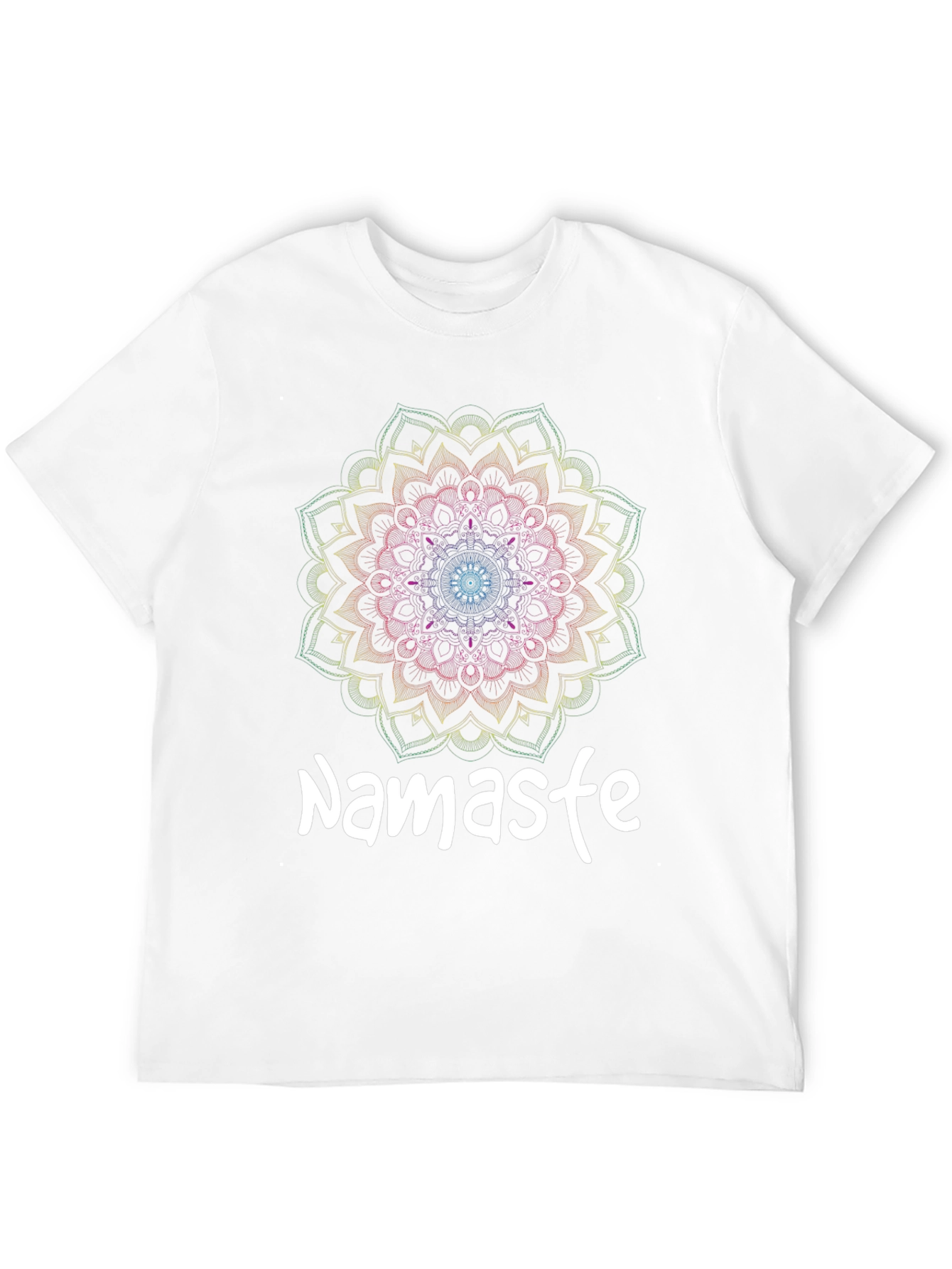 Namaste Mandala Graphic Tee - Yoga Inspired Shirt