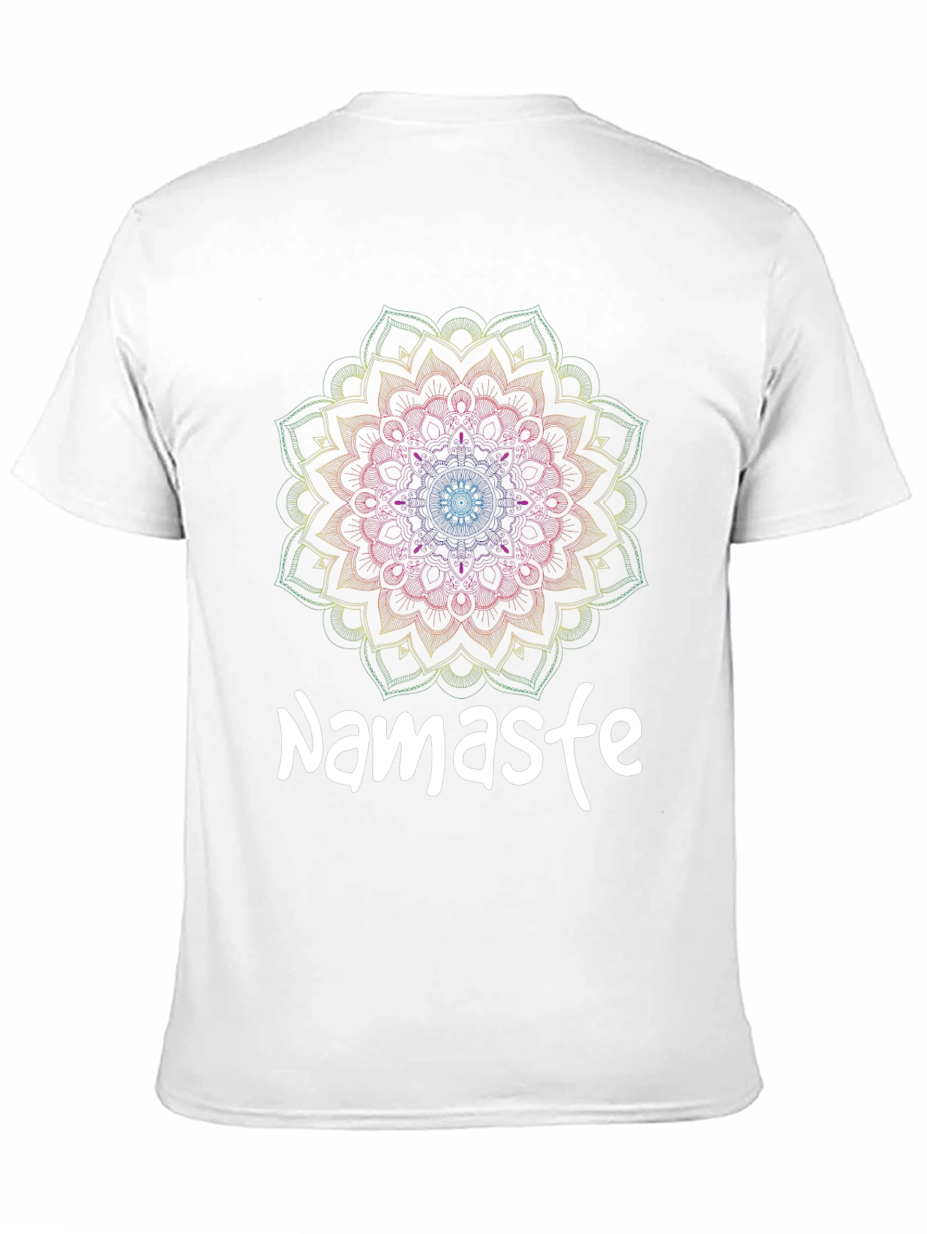 Namaste Mandala Graphic Tee - Yoga Inspired Shirt