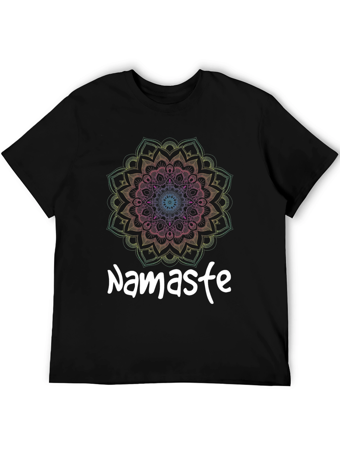Namaste Mandala Graphic Tee - Yoga Inspired Shirt