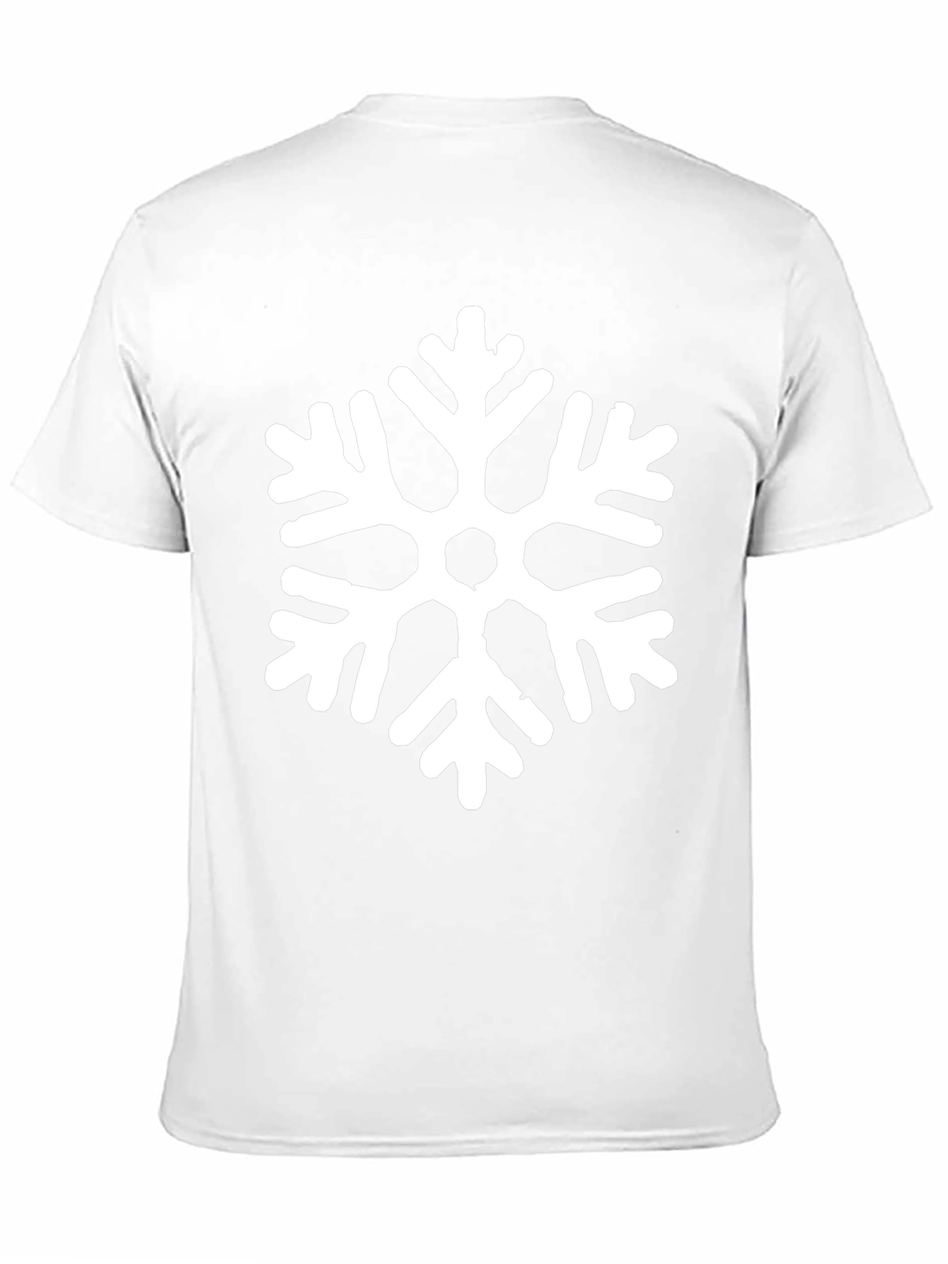 Snowflake Graphic Black T-Shirt