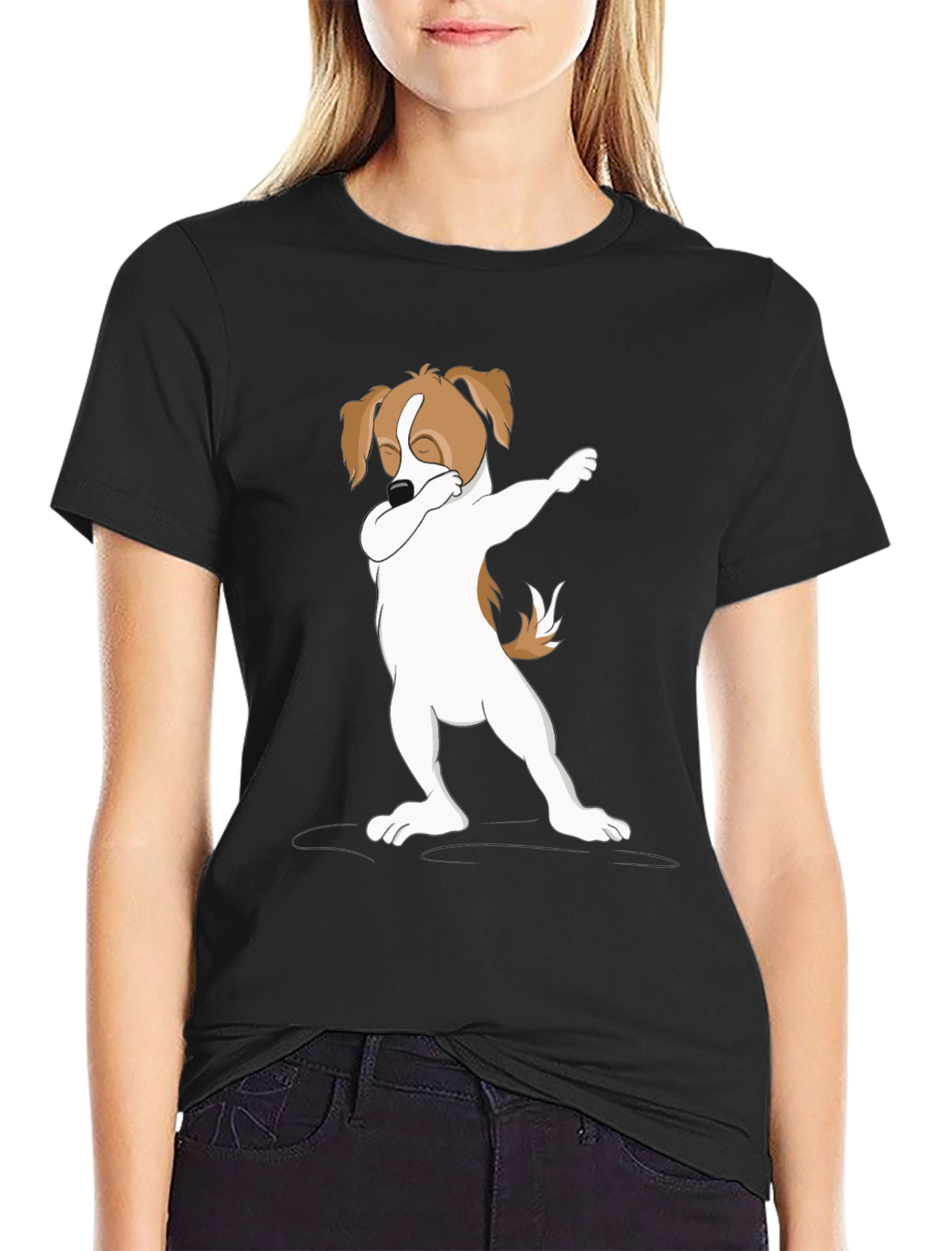 Dabbing Dog Graphic Tee - Stylish Casual Wear