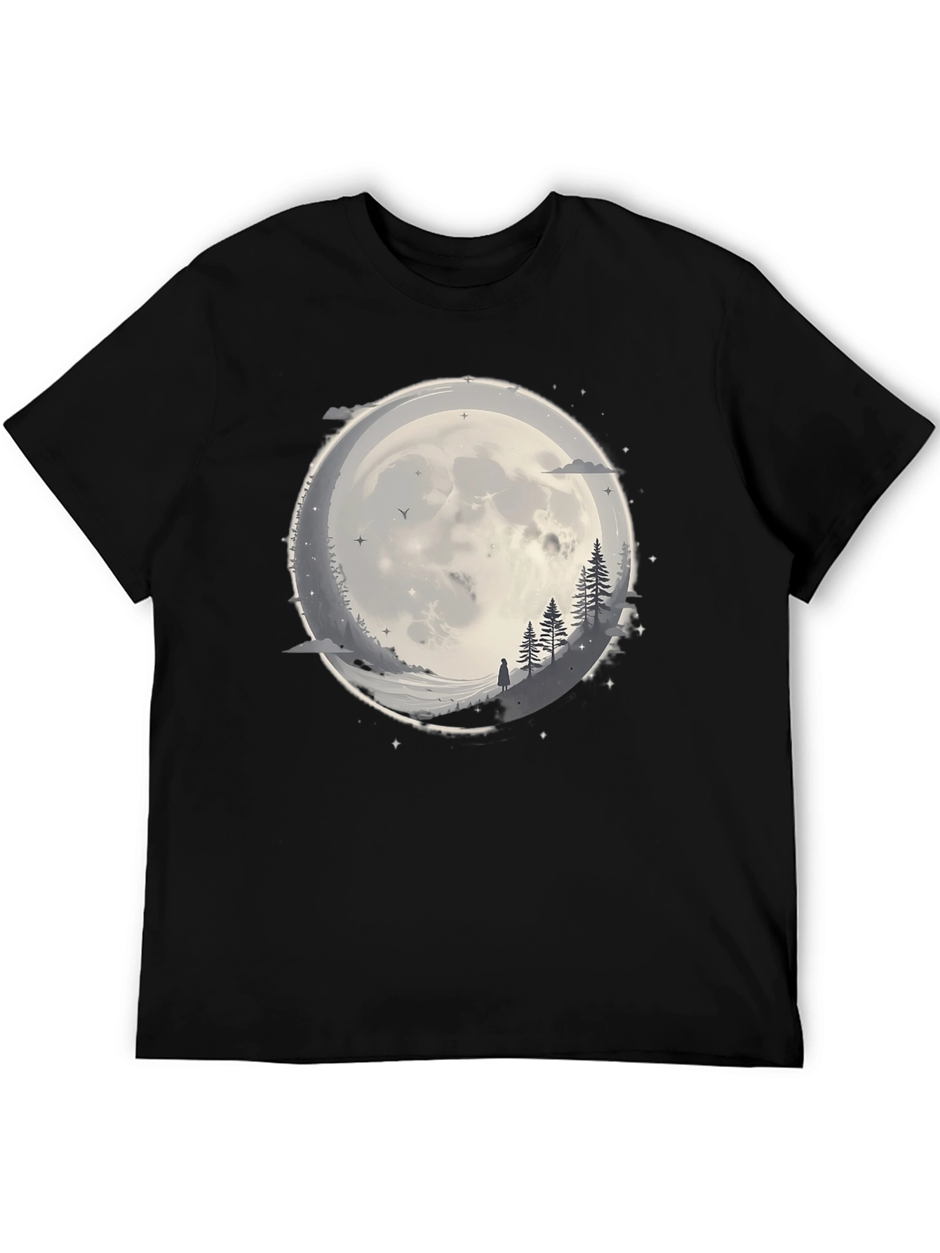 Moonlight Silhouette Graphic Tee