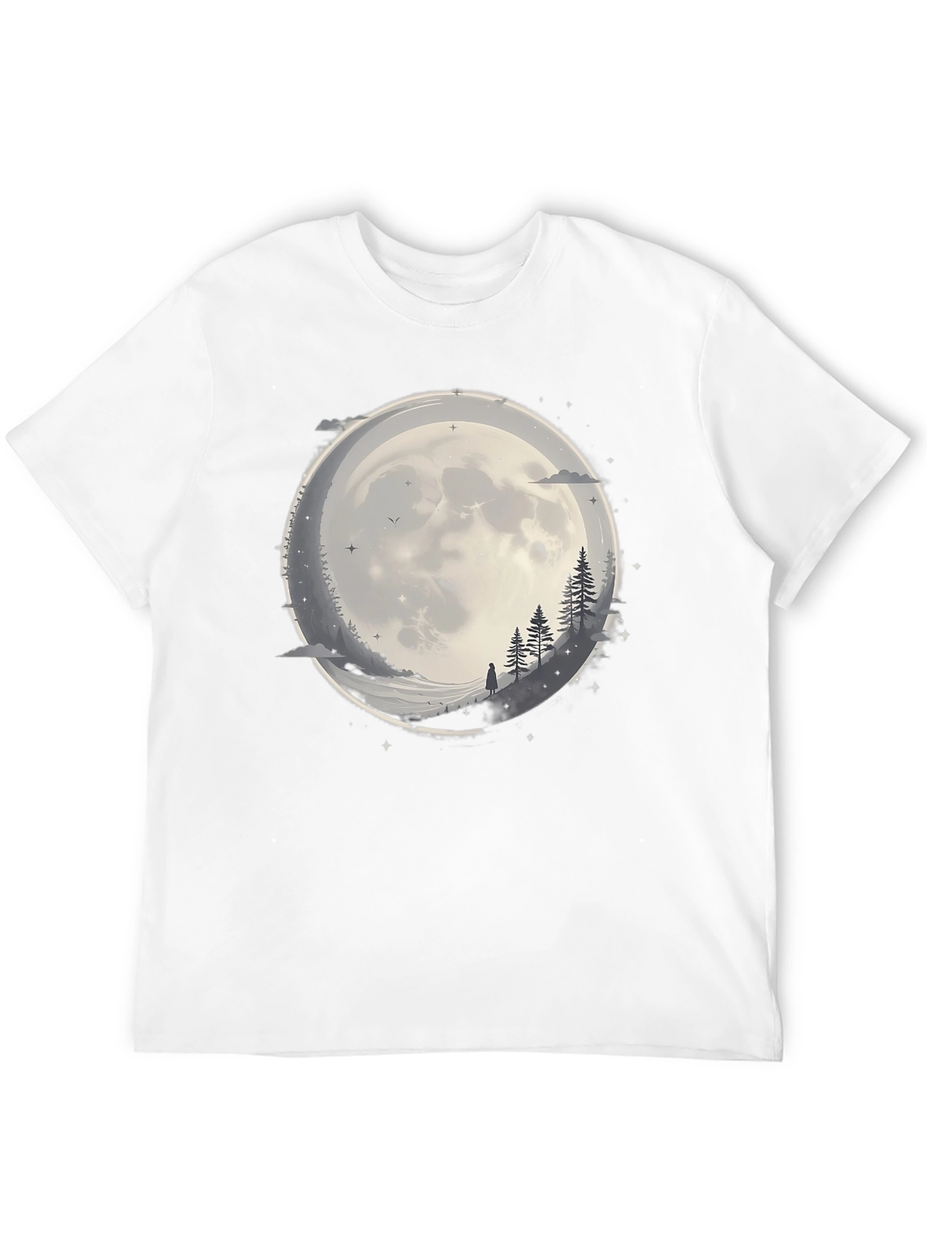 Moonlight Silhouette Graphic Tee