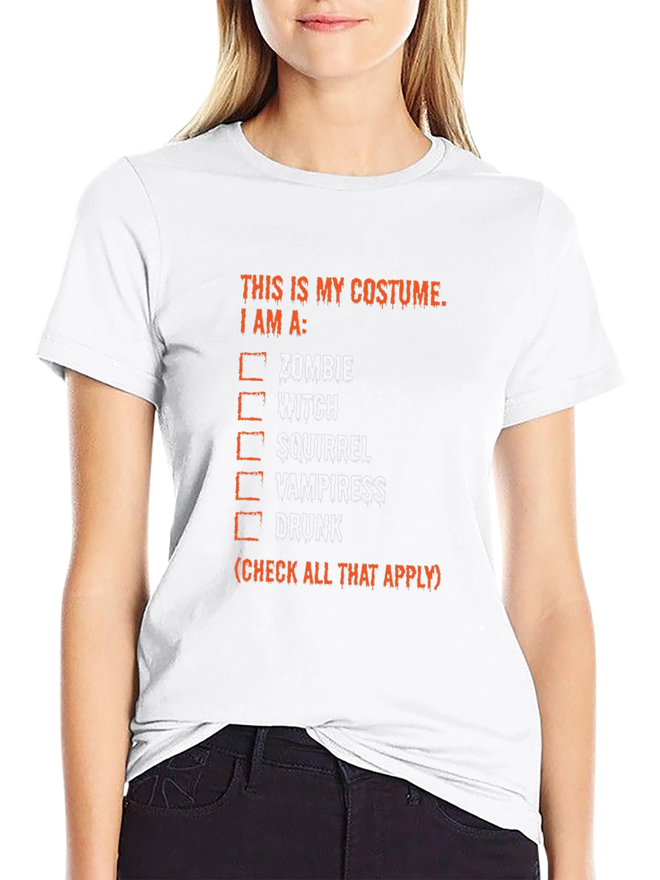 Funny Halloween Costume Checklist Mens T-Shirt