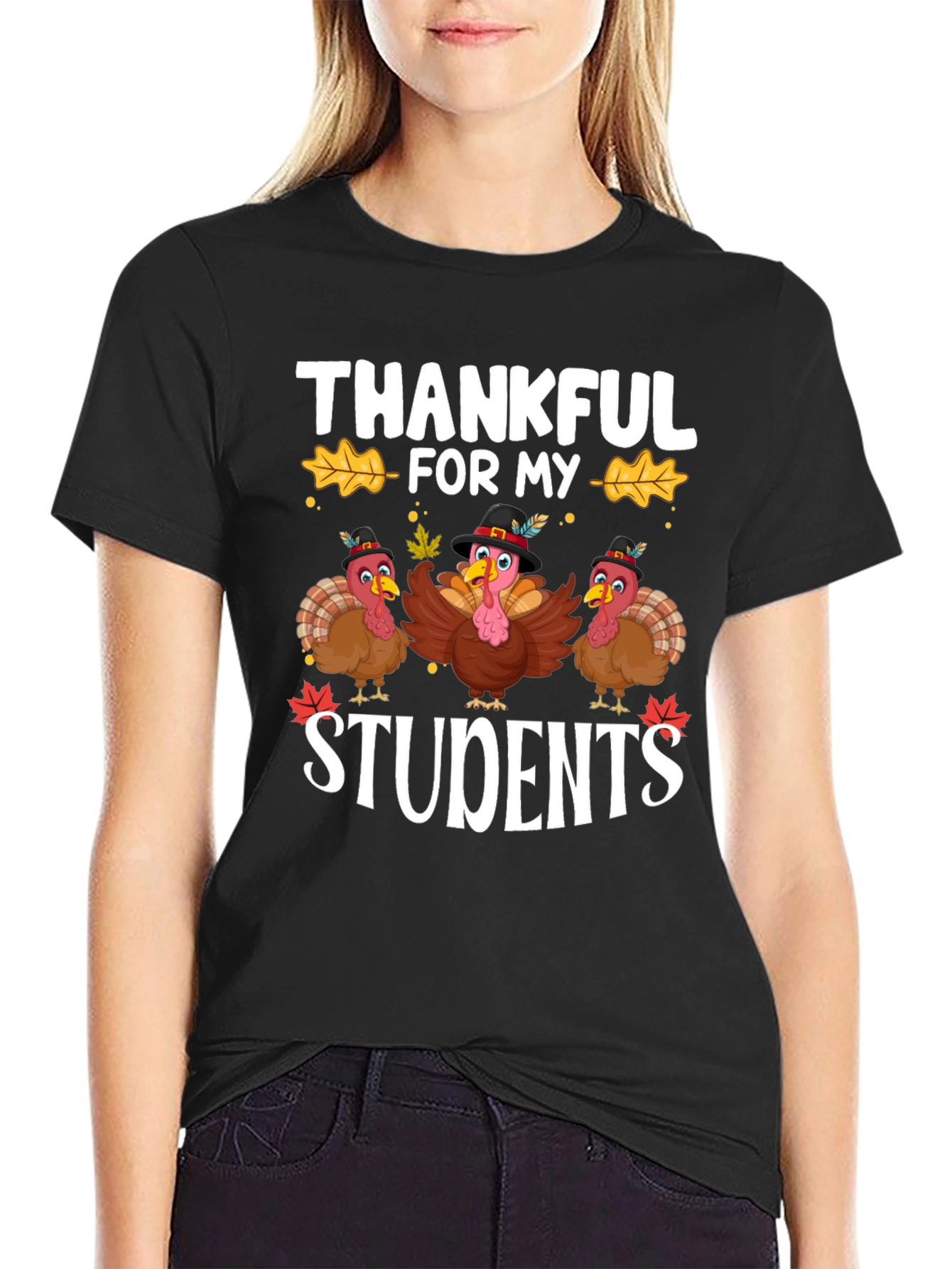 Thankful For My Students Thanksgiving T-Shirt