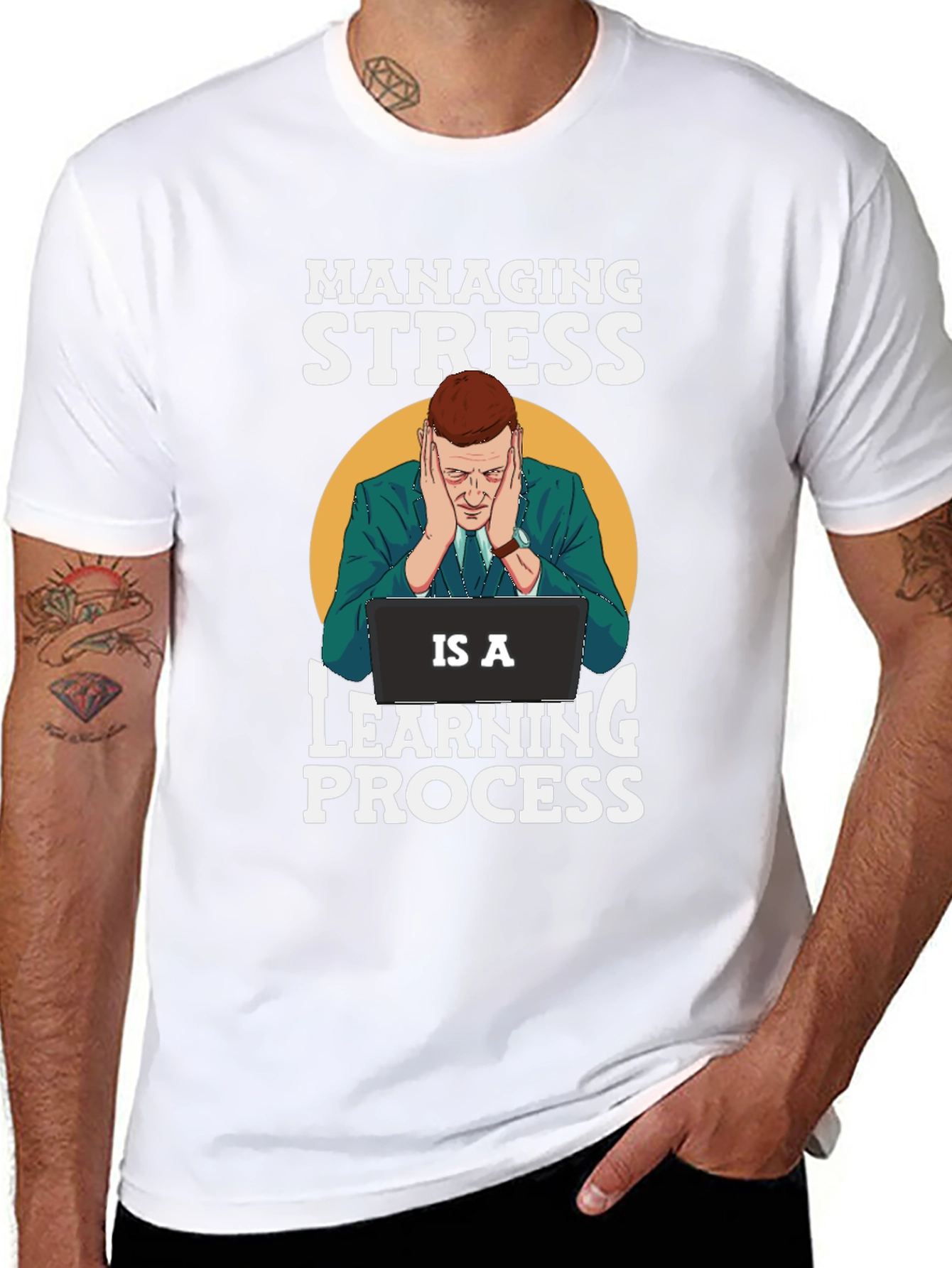 Managing Stress T-Shirt - Funny & Relatable