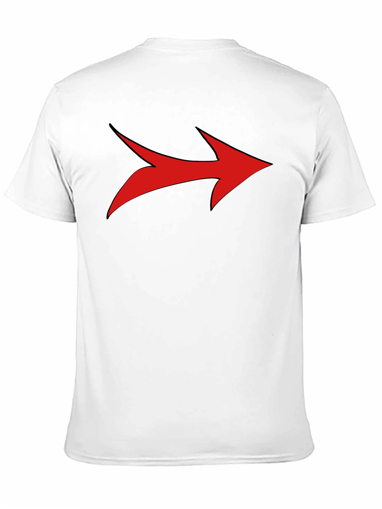 Bold Arrow Graphic Tee - Black