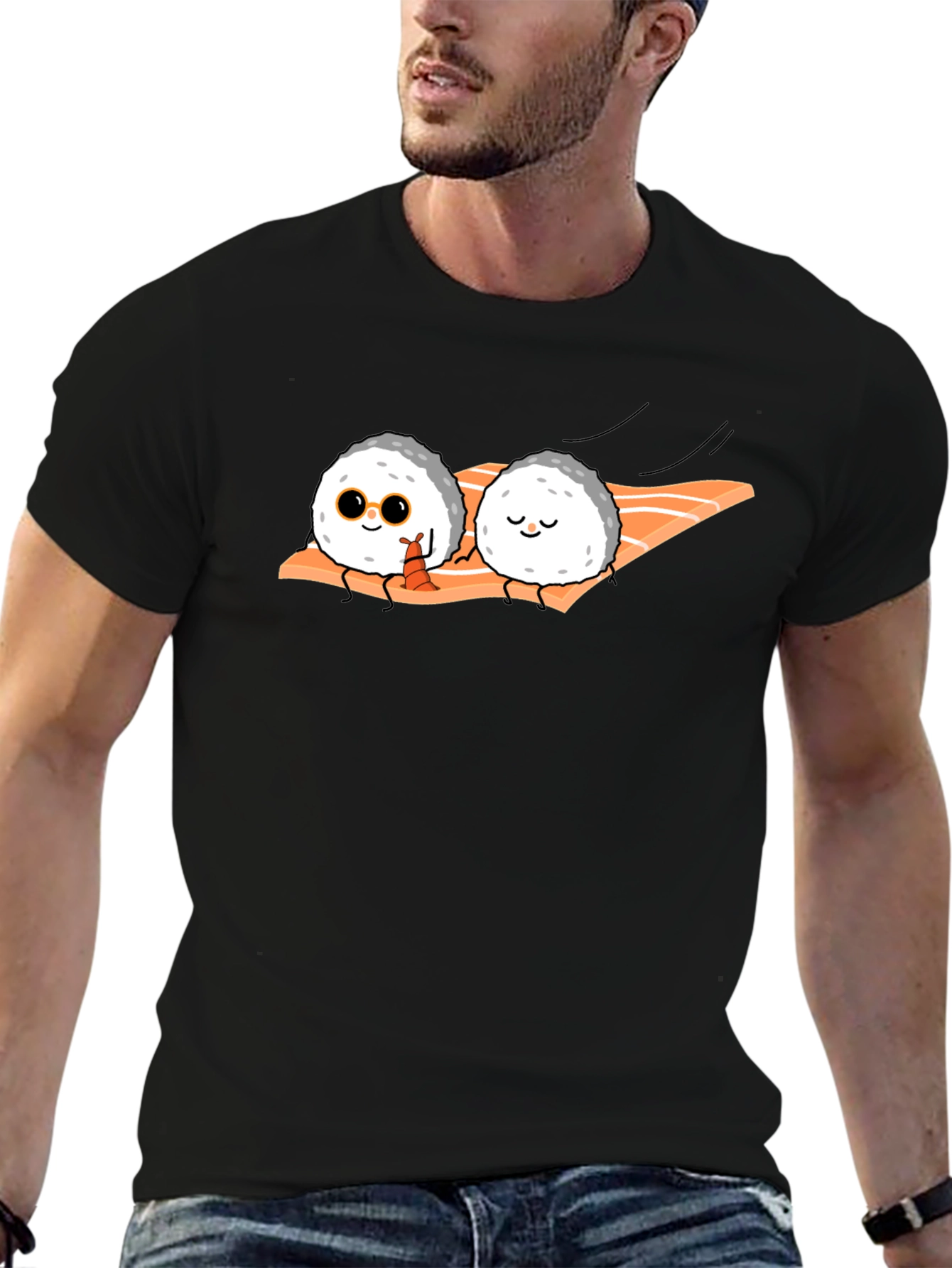 Sushi Beach Vacation T-Shirt