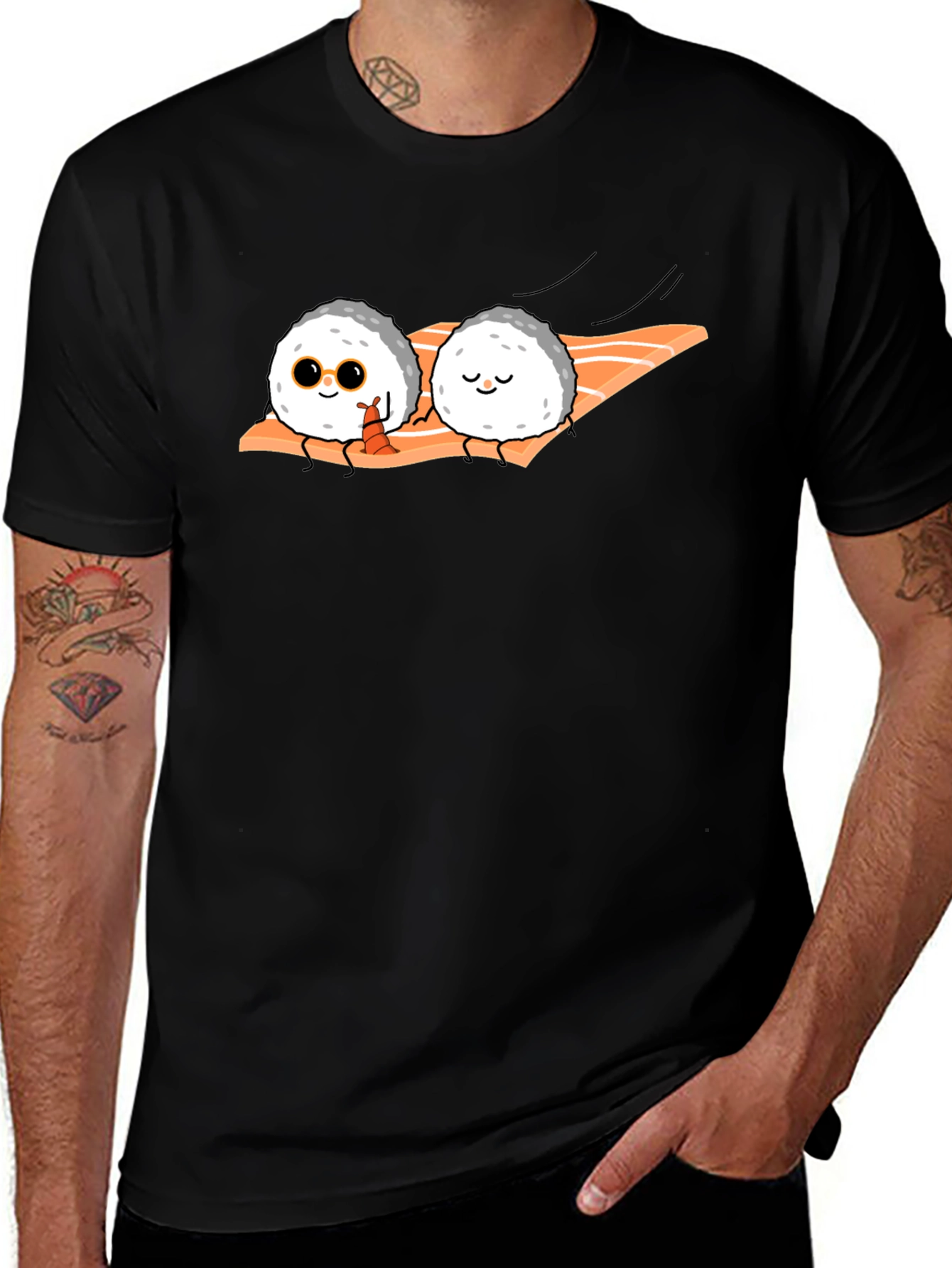 Sushi Beach Vacation T-Shirt