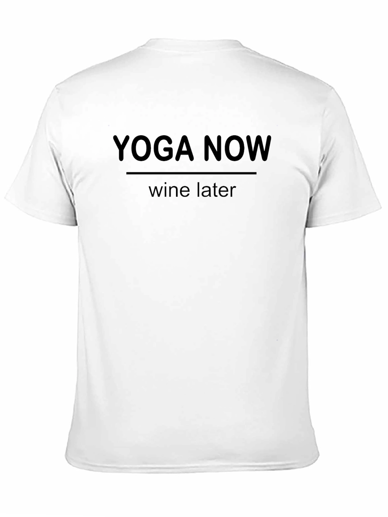 Yoga Now Wine Later Graphic Tee
