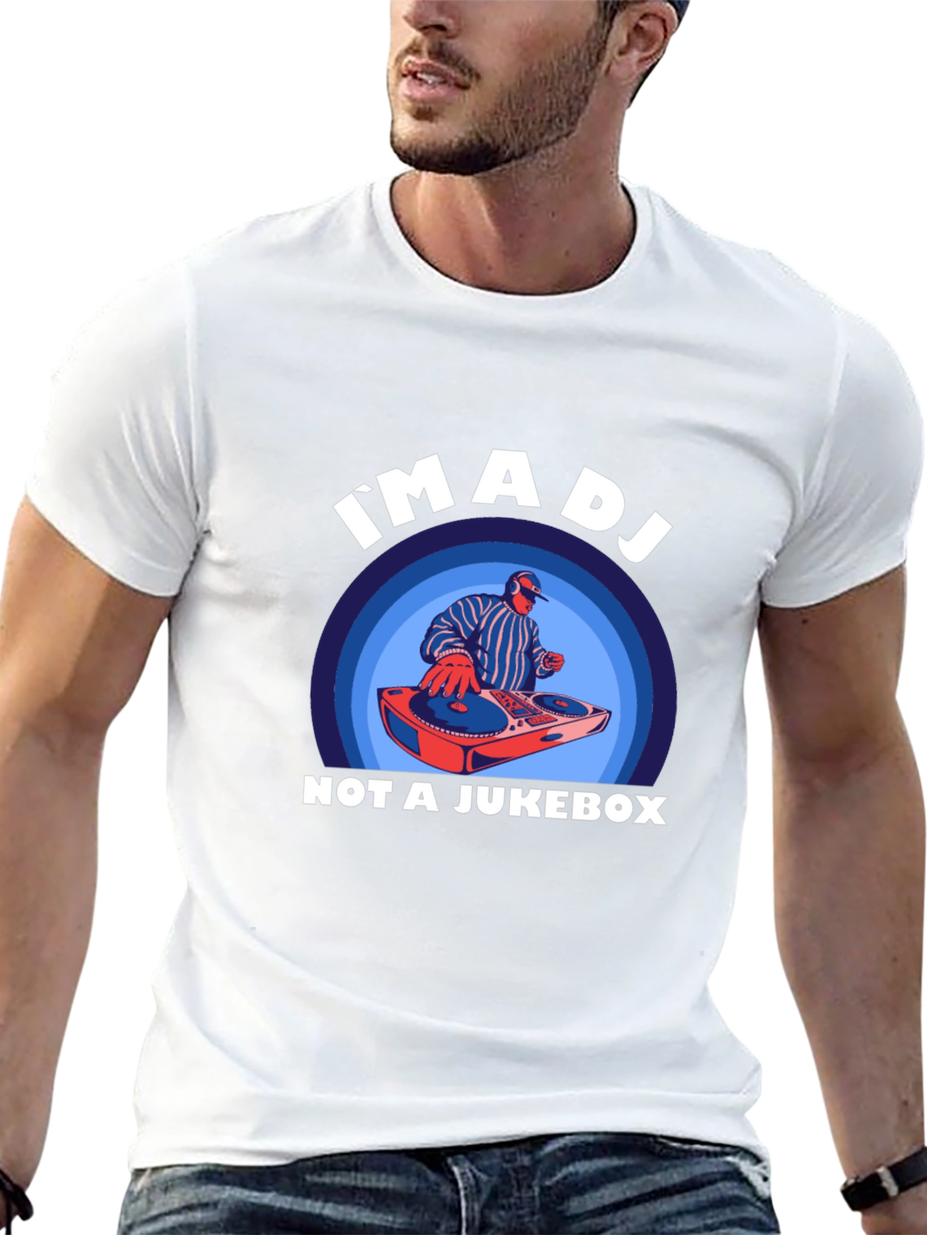 Im A DJ Not A Jukebox Graphic T-Shirt