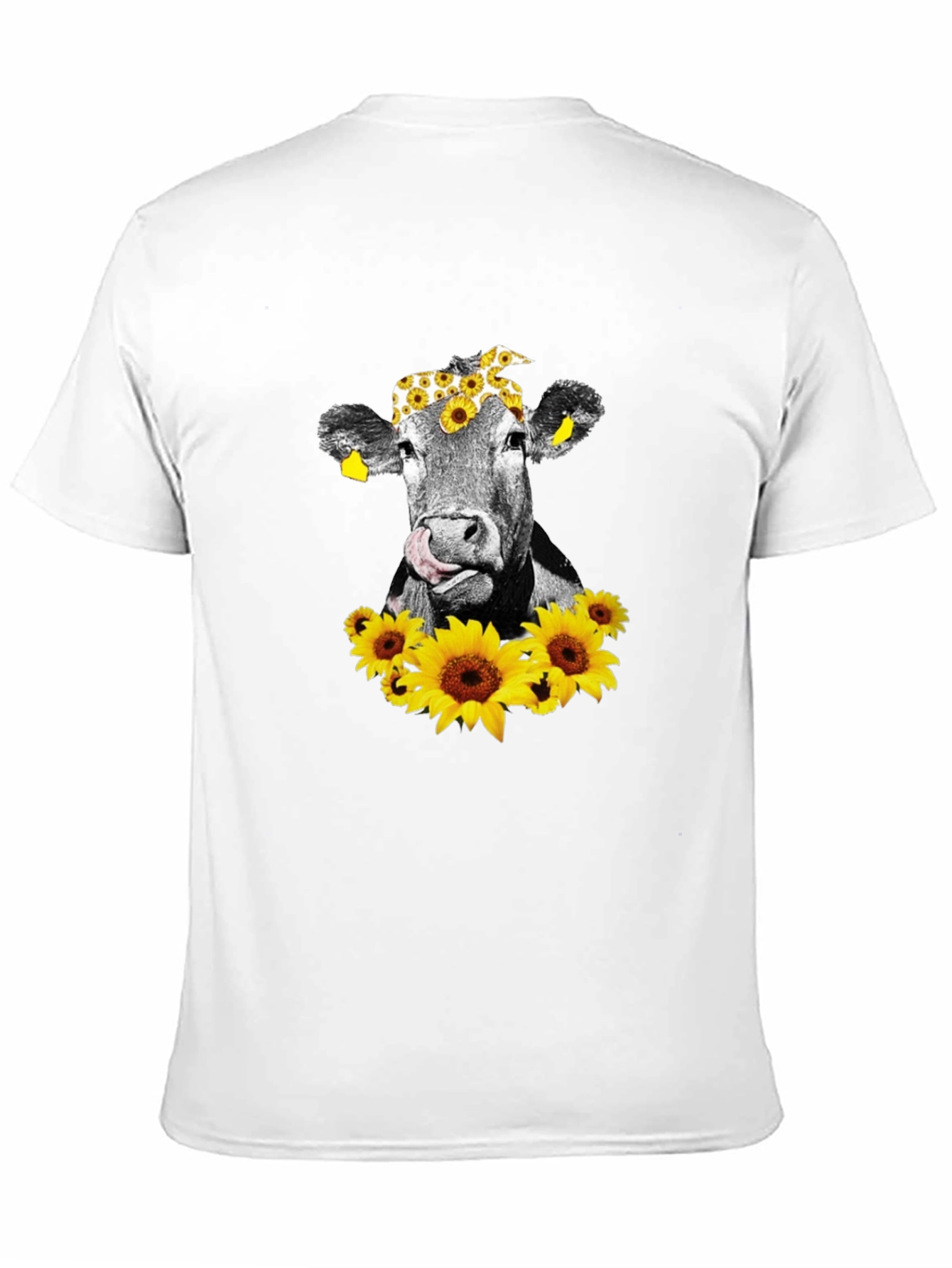 Cow with Sunflowers T-Shirt