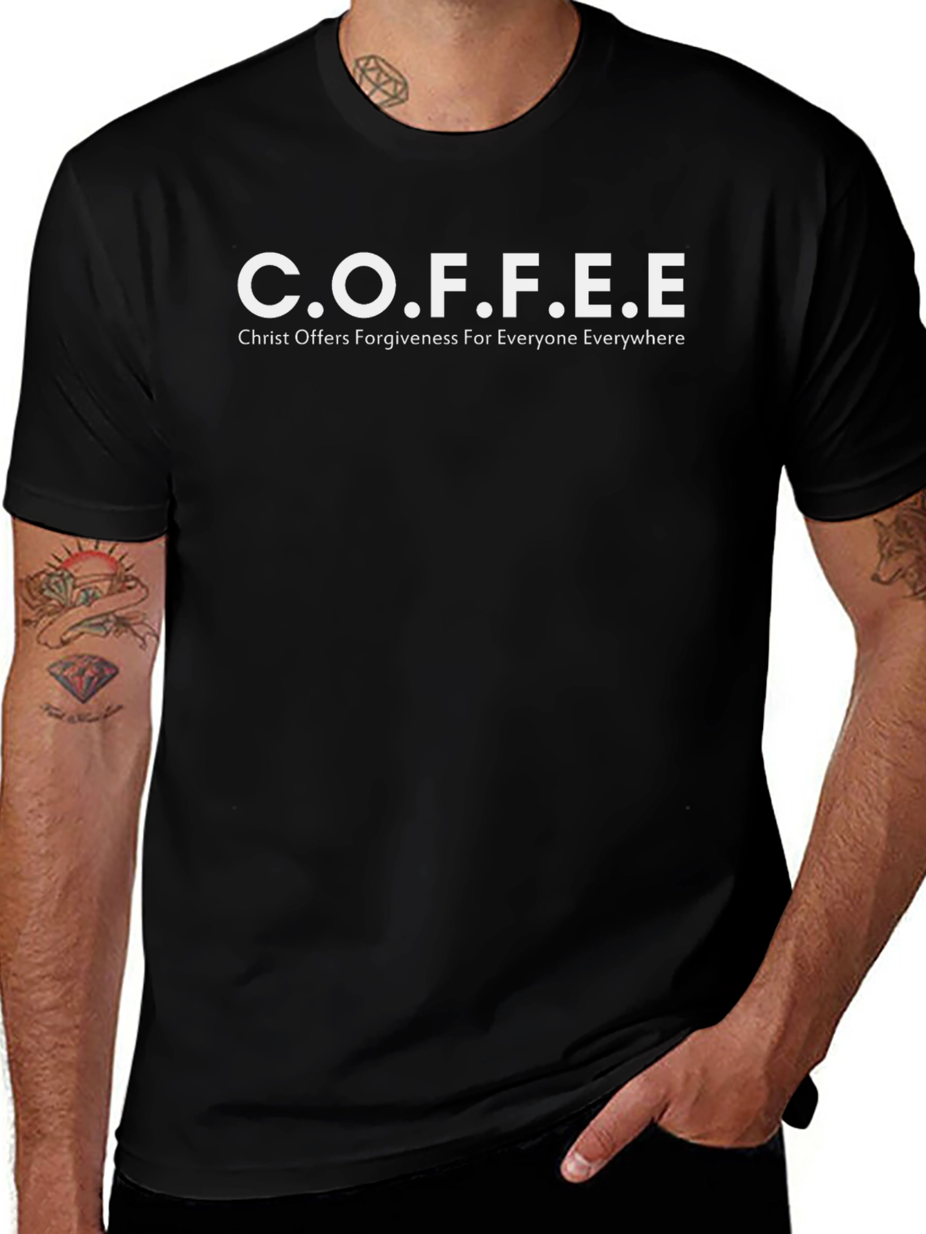 C.O.F.F.E.E Christ Forgiveness T-Shirt