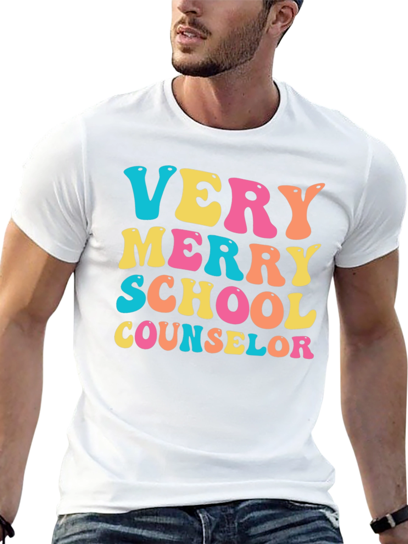 Very Merry School Counselor T-Shirt