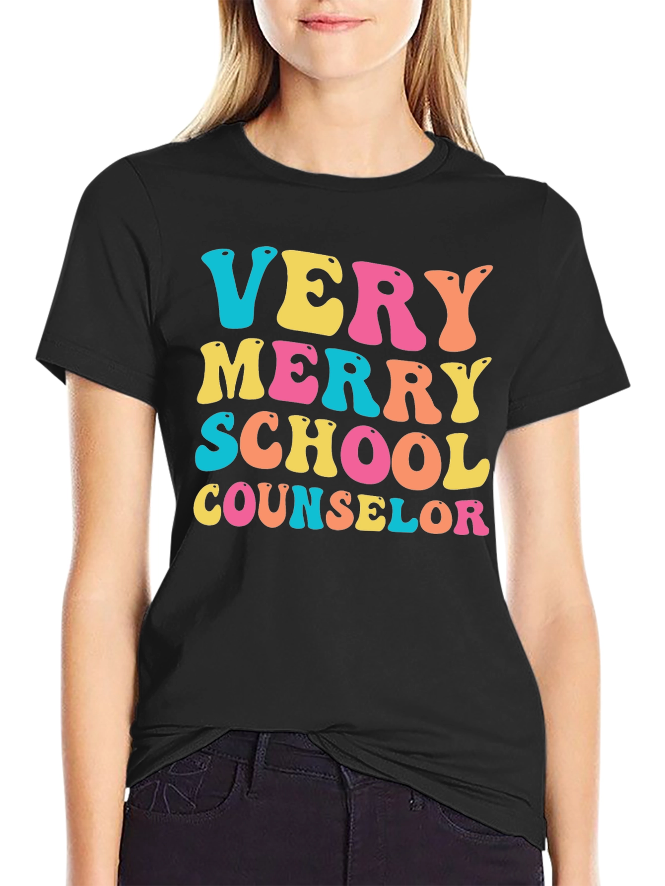 Very Merry School Counselor T-Shirt