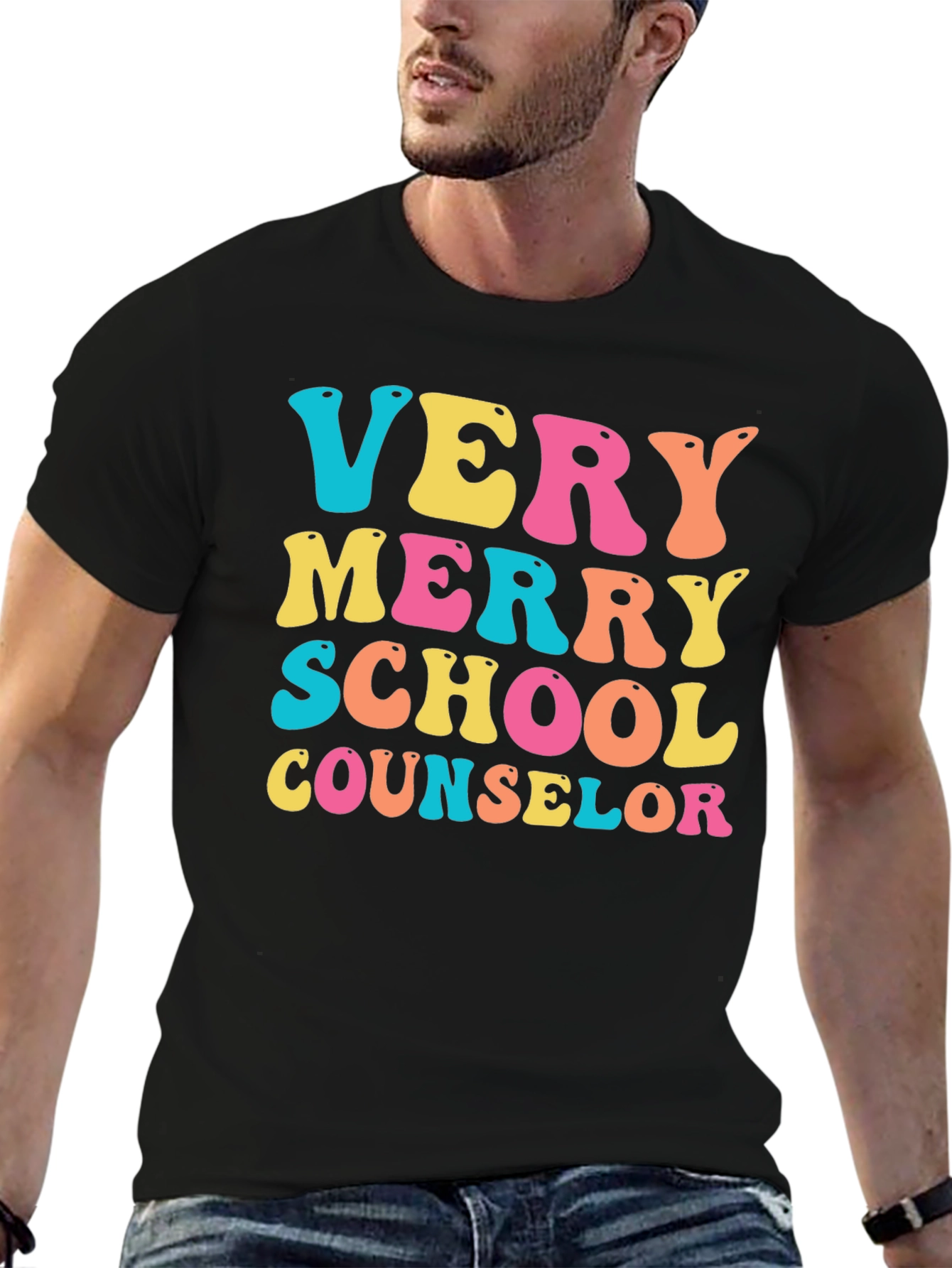 Very Merry School Counselor T-Shirt