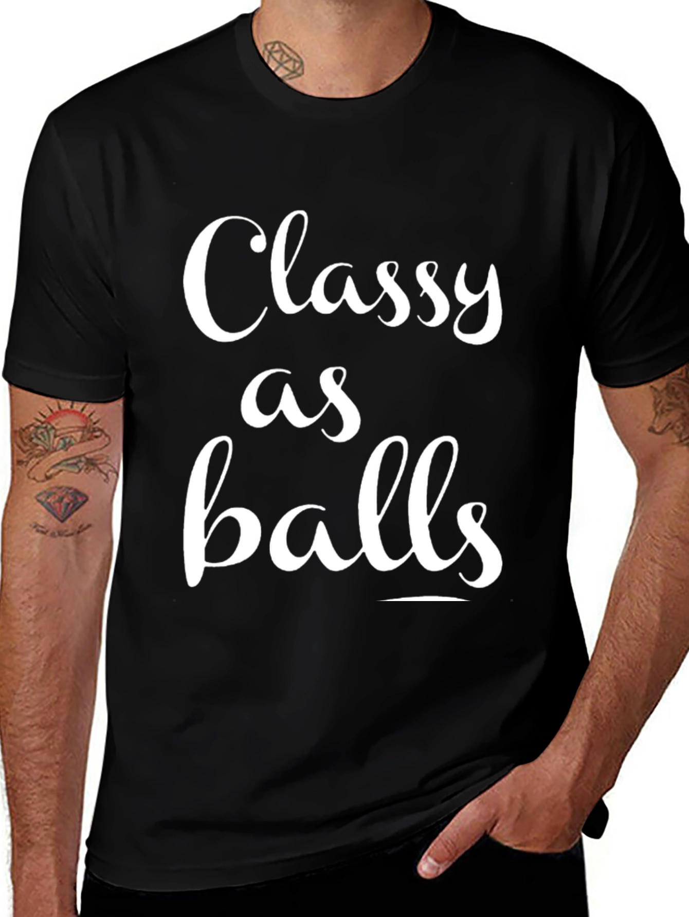 Classy as Balls Graphic Tee
