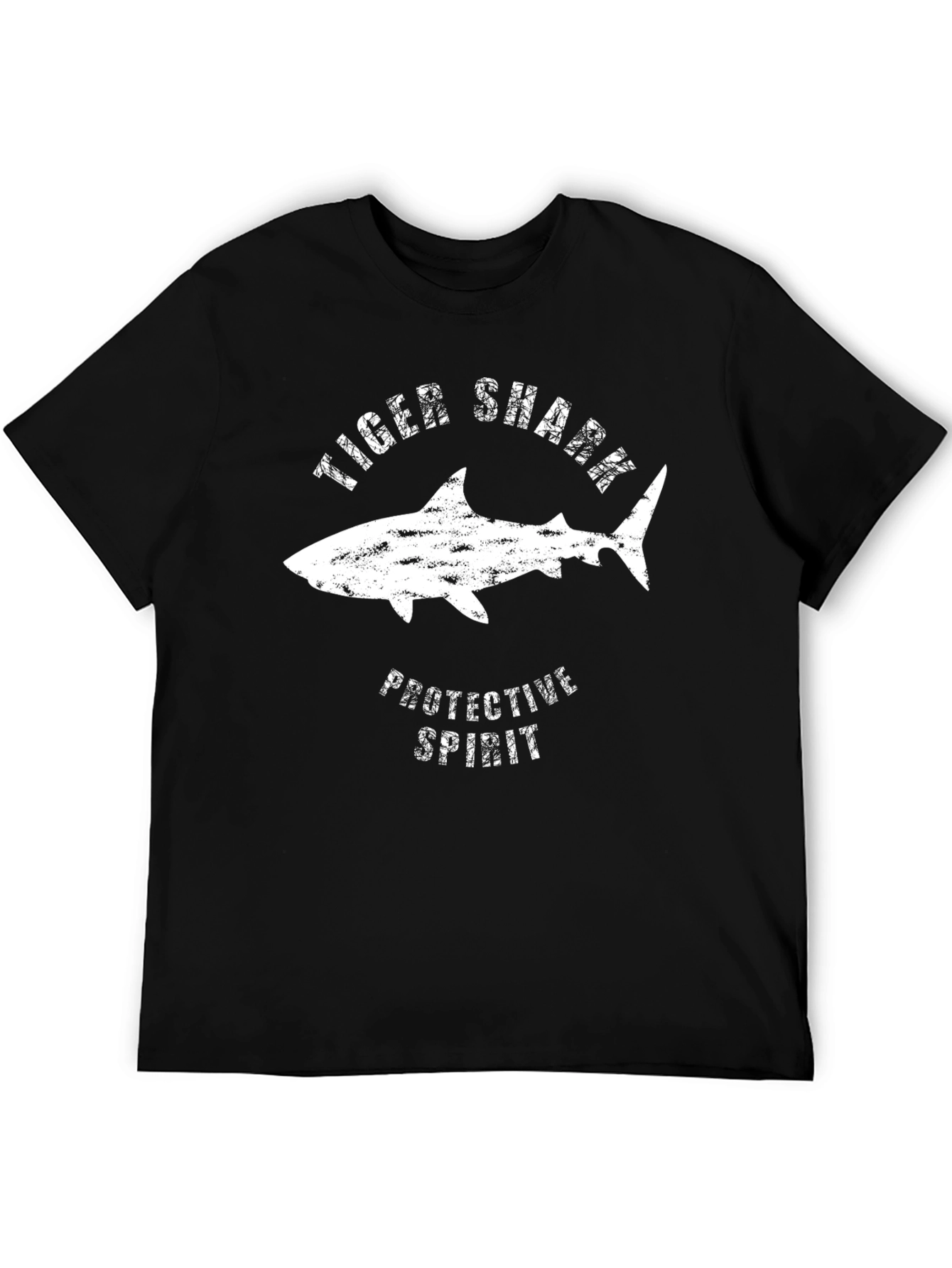 Tiger Shark Protective Spirit Black T-Shirt