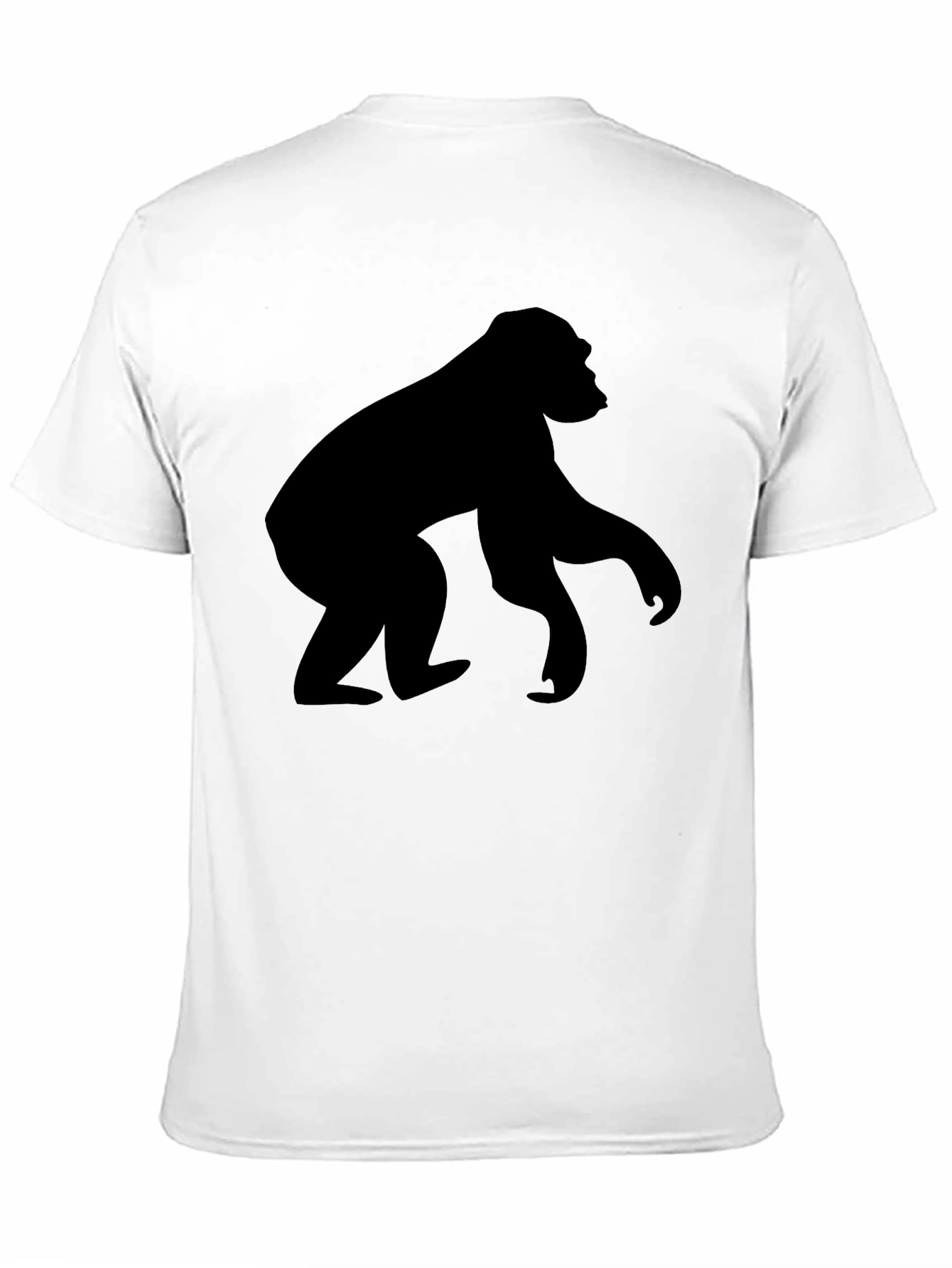 Cool Gorilla Silhouette Black T-Shirt