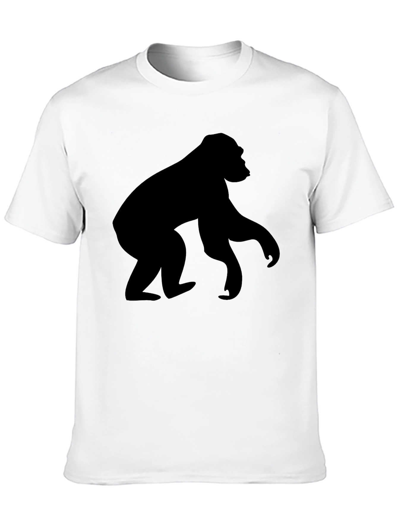 Cool Gorilla Silhouette Black T-Shirt
