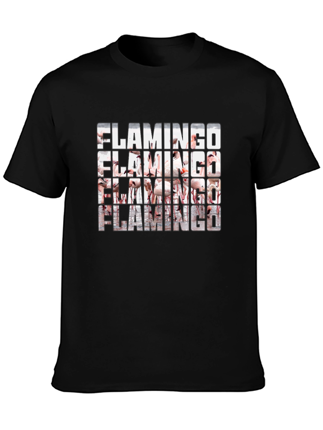 Flamingo Graphic Print Tee