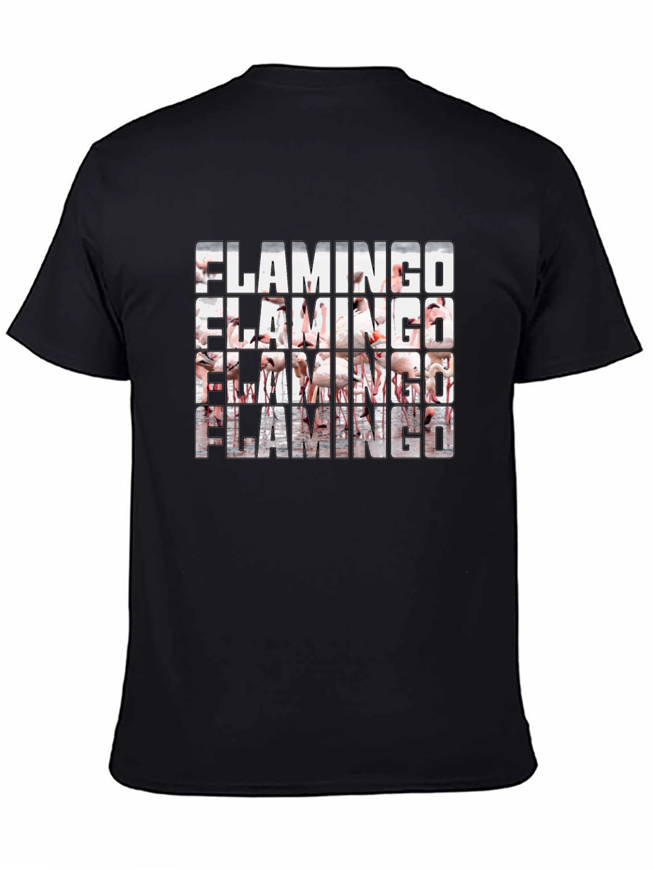 Flamingo Graphic Print Tee