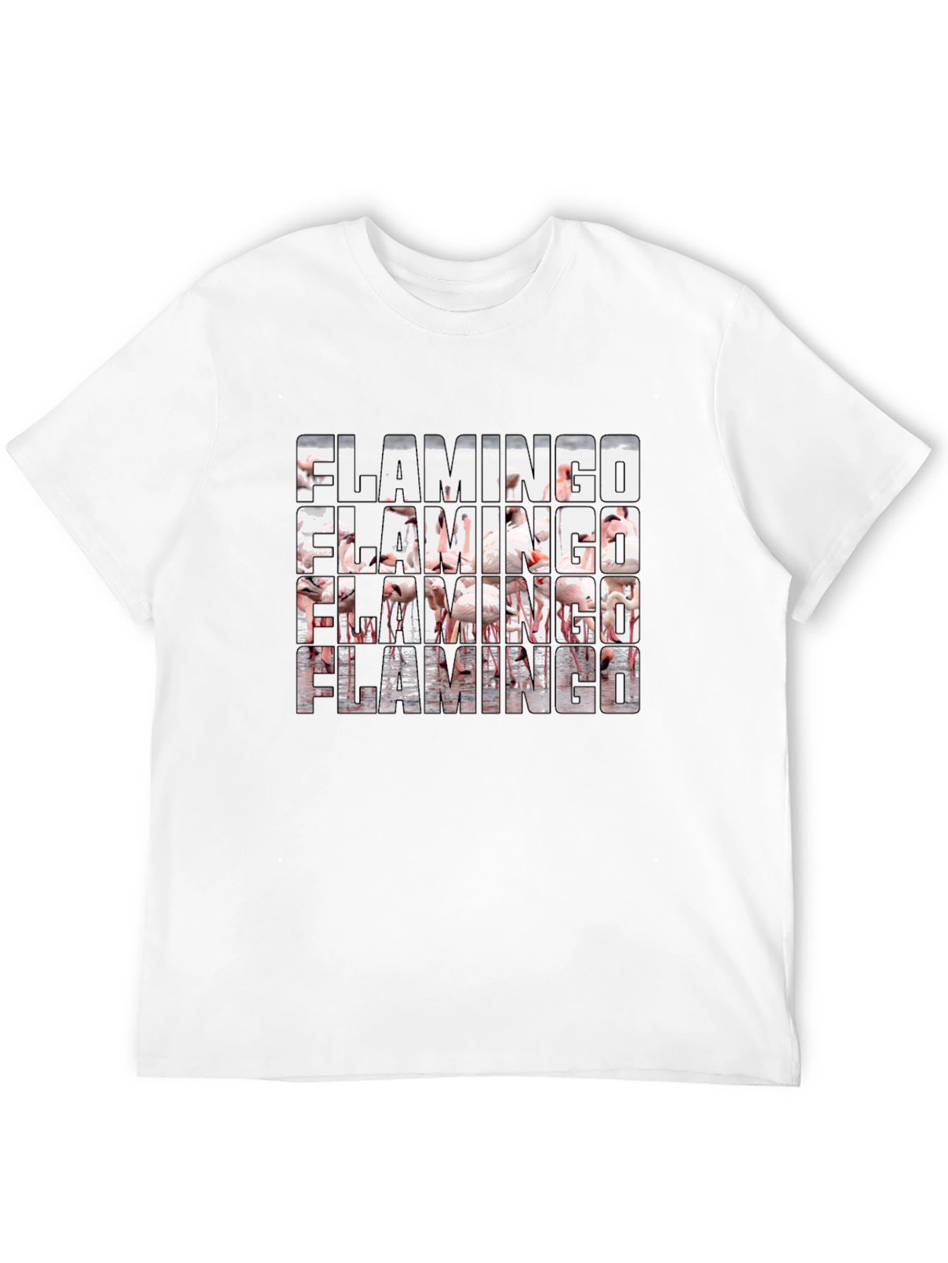Flamingo Graphic Print Tee