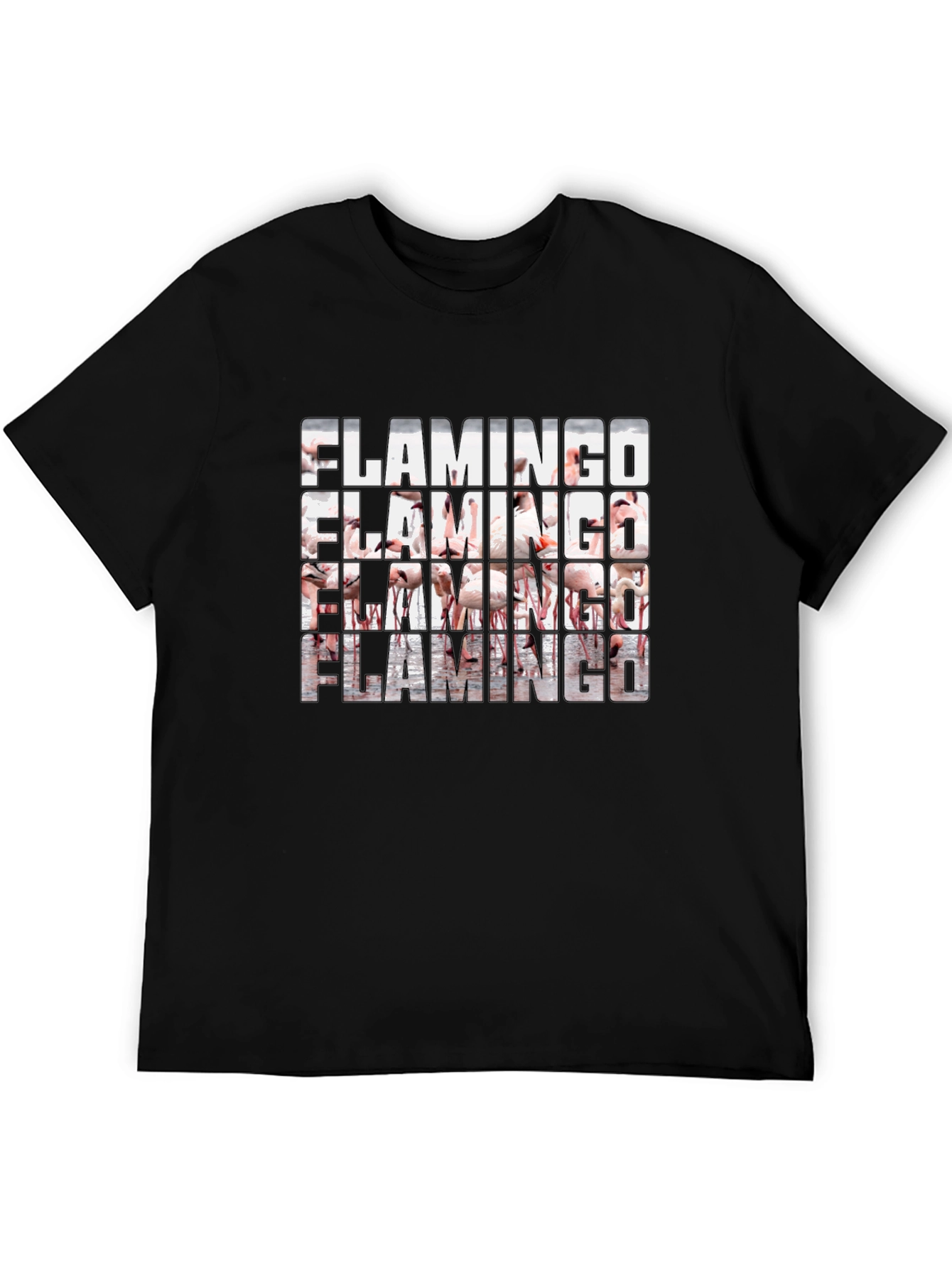 Flamingo Graphic Print Tee