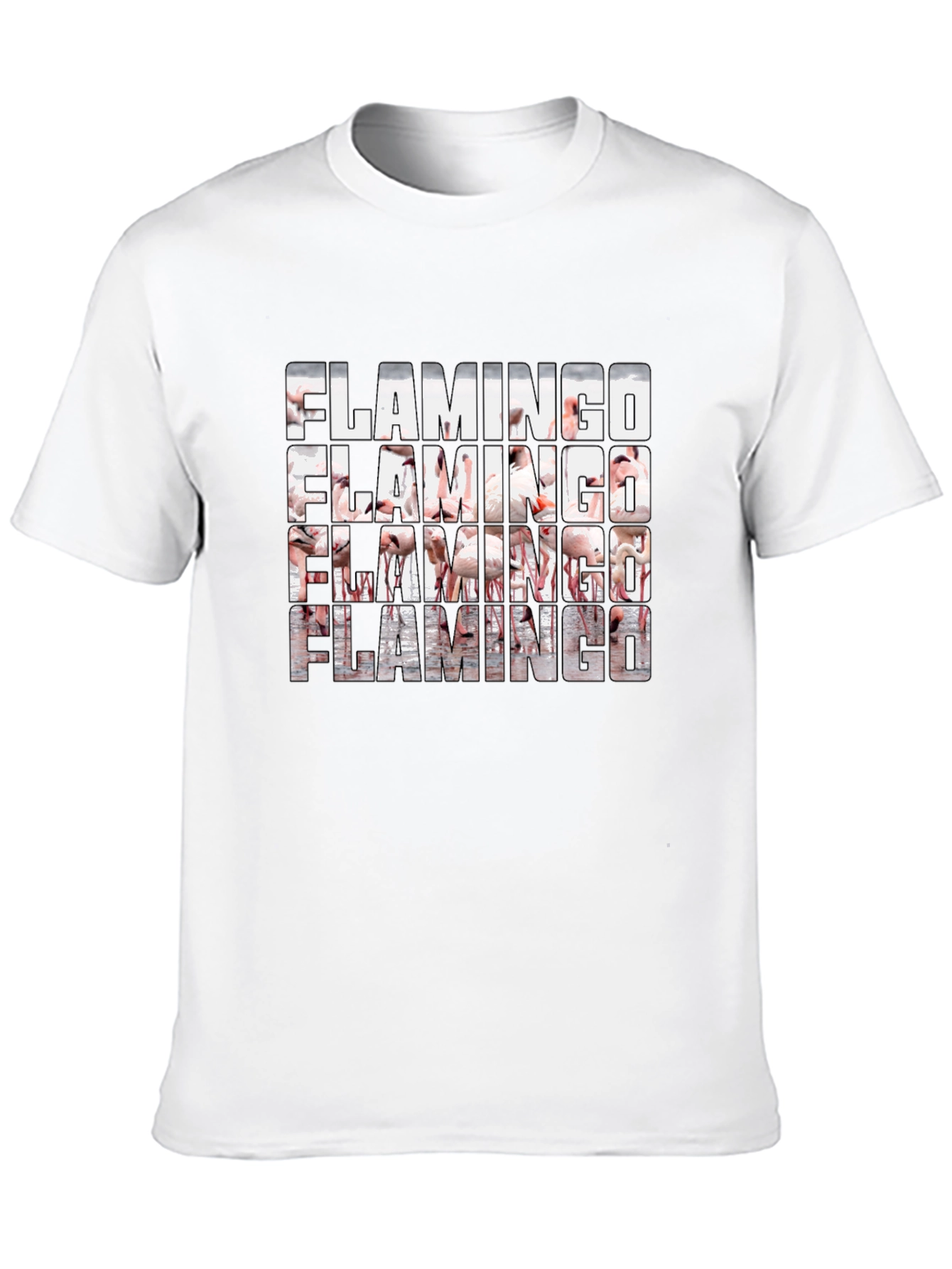 Flamingo Graphic Print Tee