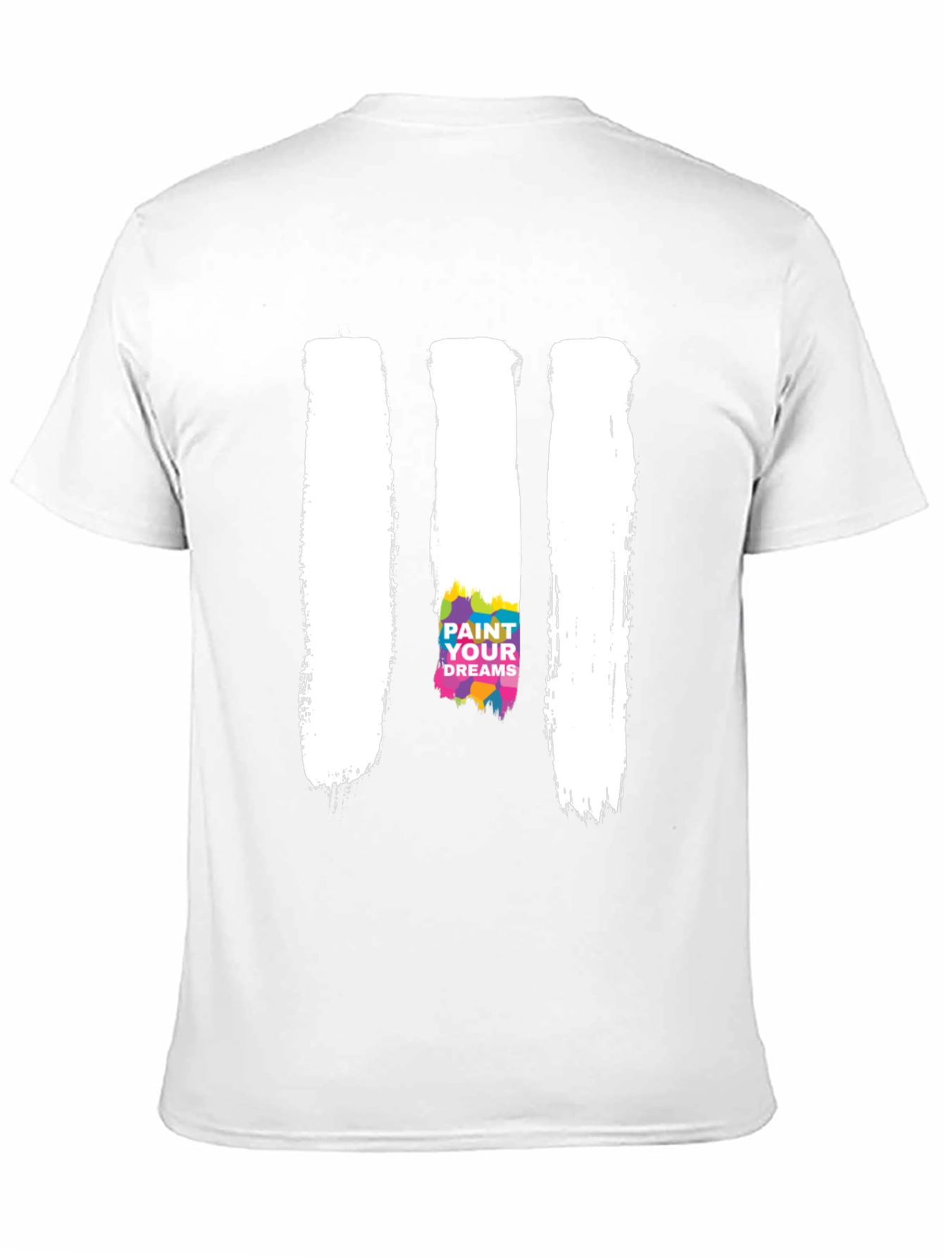 Paint Your Dreams Graphic Tee - Stylish Black T-Shirt