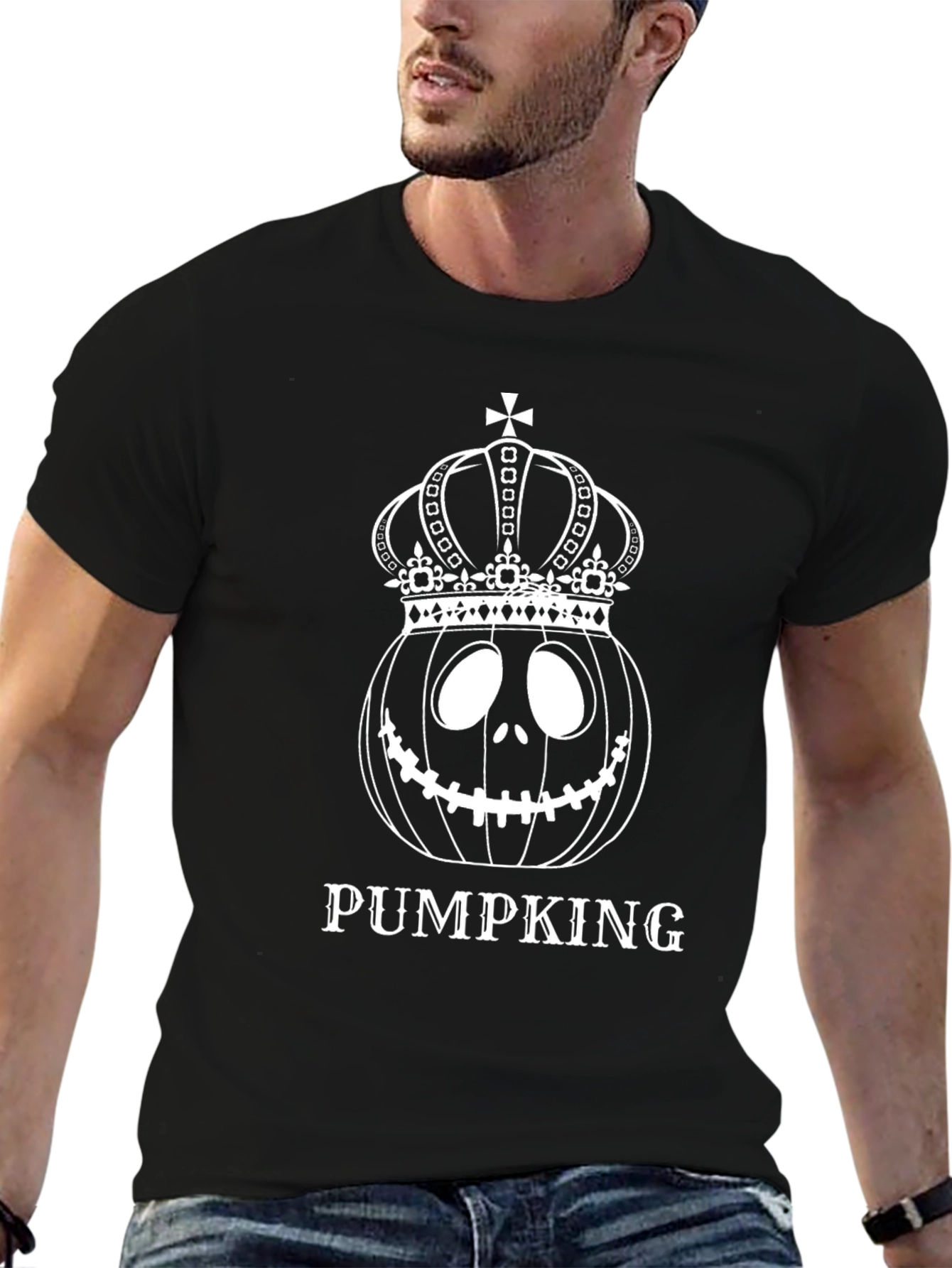 Pumpkin King Graphic Tee - Halloween Shirt