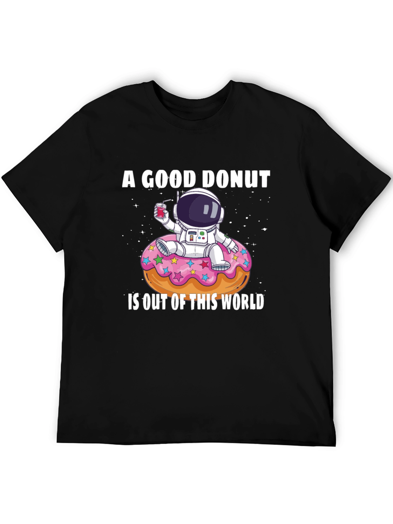 A Good Donut T-Shirt - Astronaut Design