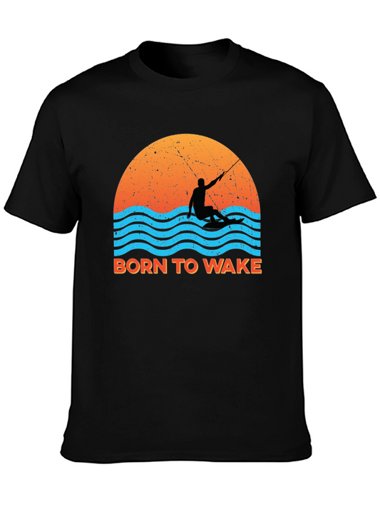 Born to Wake Surfing Graphic Tee