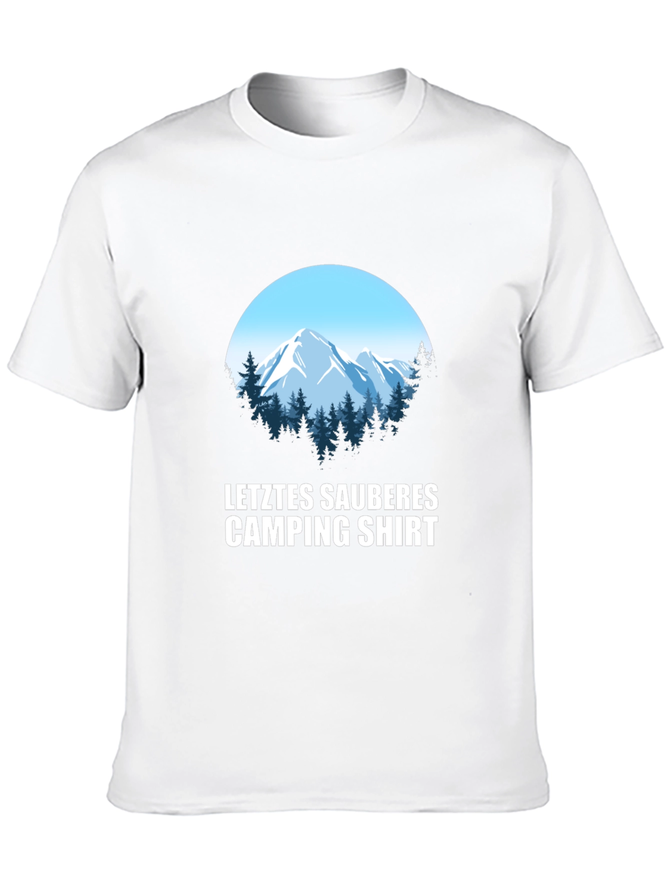 Last Clean Camping Shirt - Mountain Graphic Tee