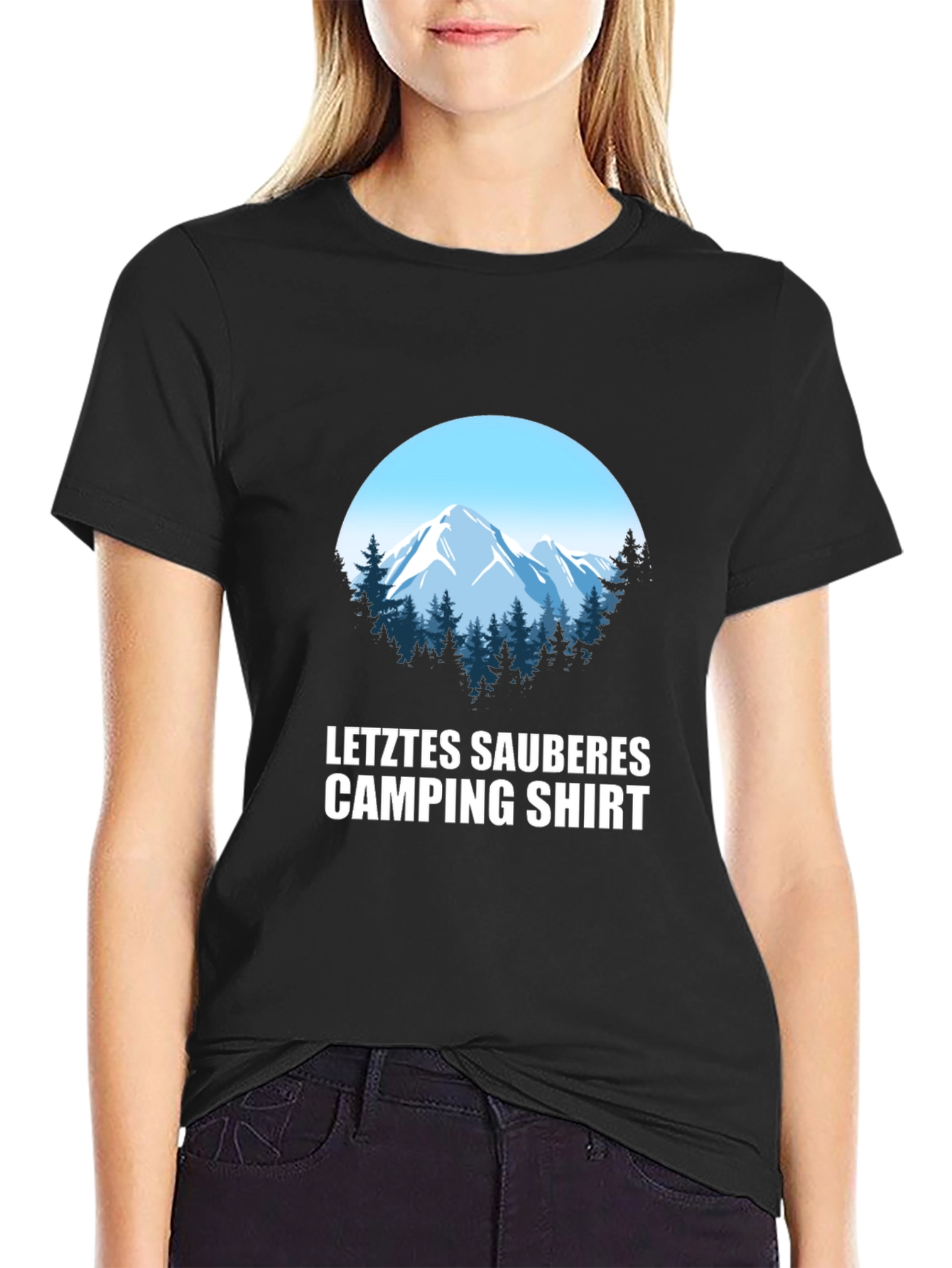 Last Clean Camping Shirt - Mountain Graphic Tee