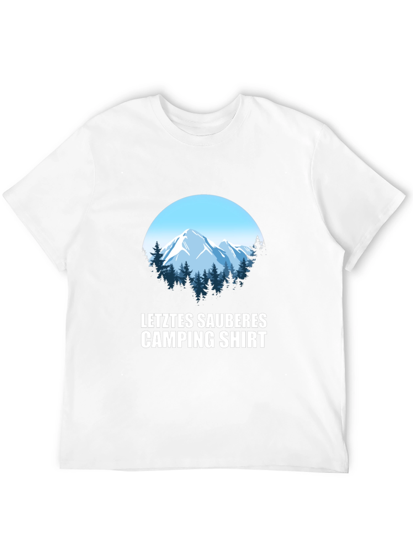 Last Clean Camping Shirt - Mountain Graphic Tee