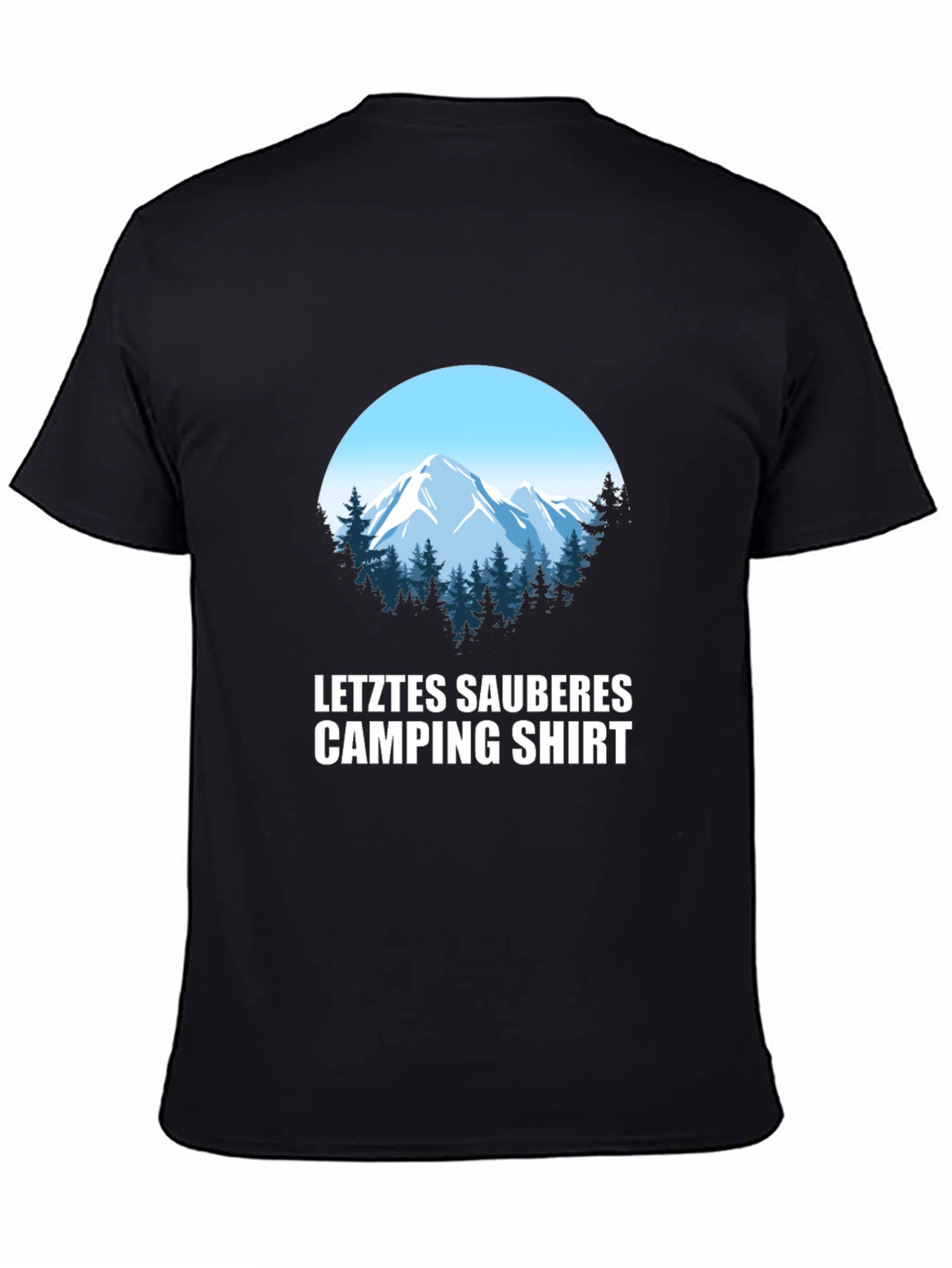 Last Clean Camping Shirt - Mountain Graphic Tee
