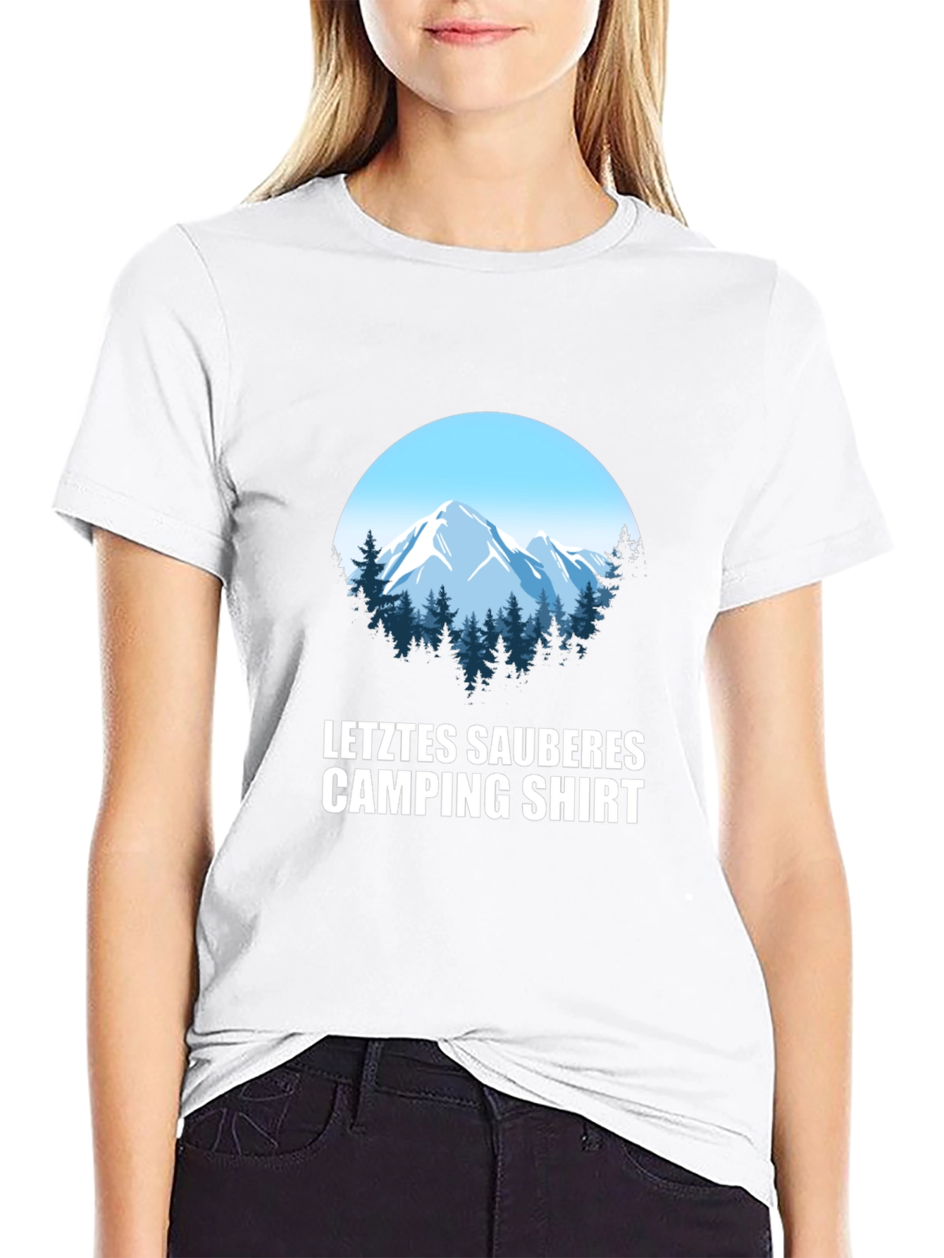 Last Clean Camping Shirt - Mountain Graphic Tee