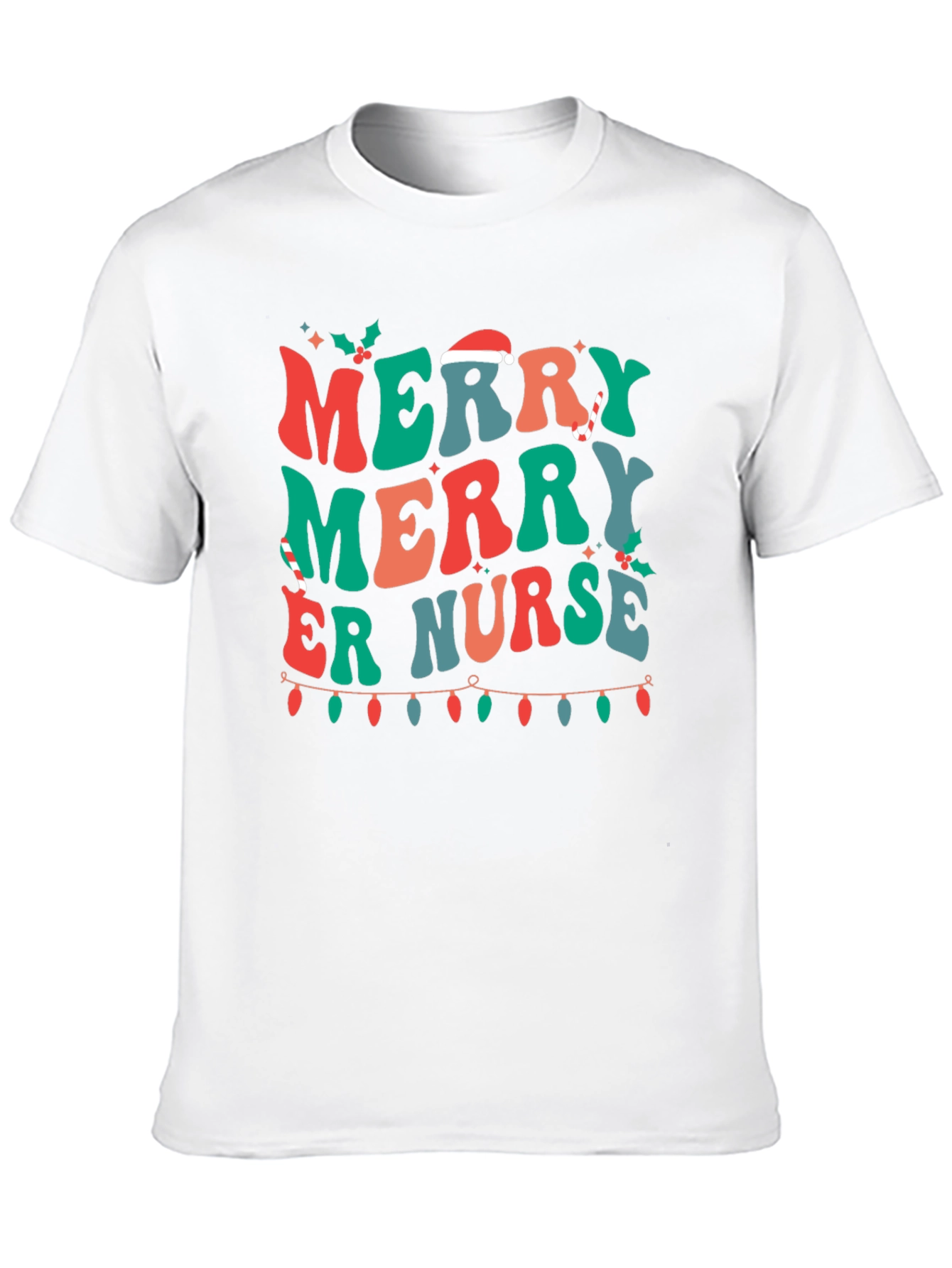 Merry ER Nurse Christmas T-Shirt