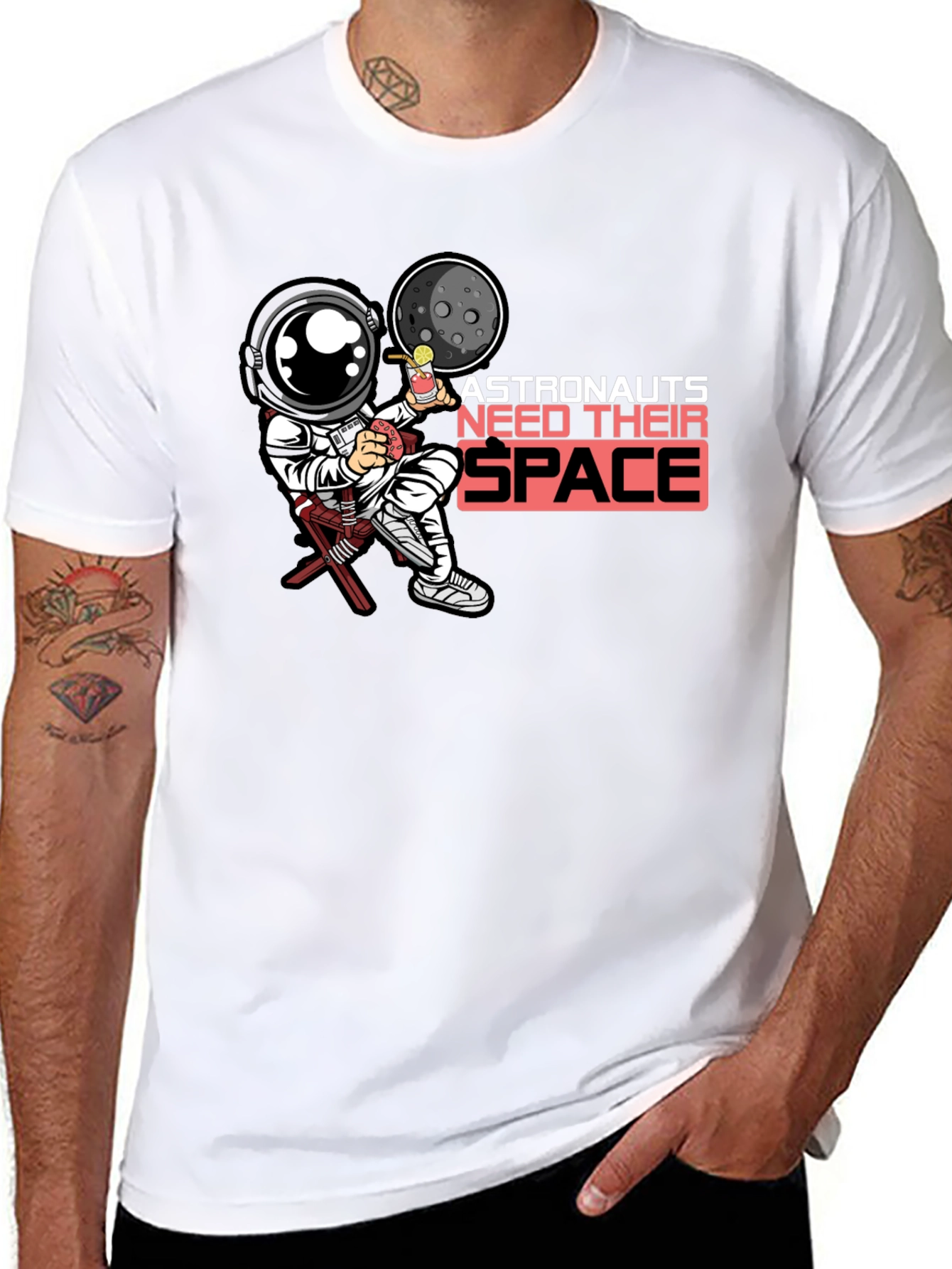 Astronaut Needs Space T-Shirt - Galaxy Relaxation