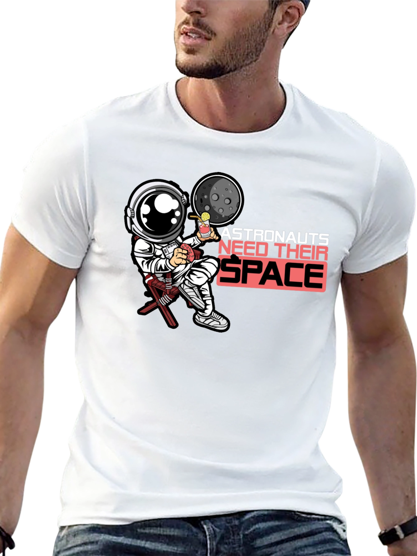 Astronaut Needs Space T-Shirt - Galaxy Relaxation