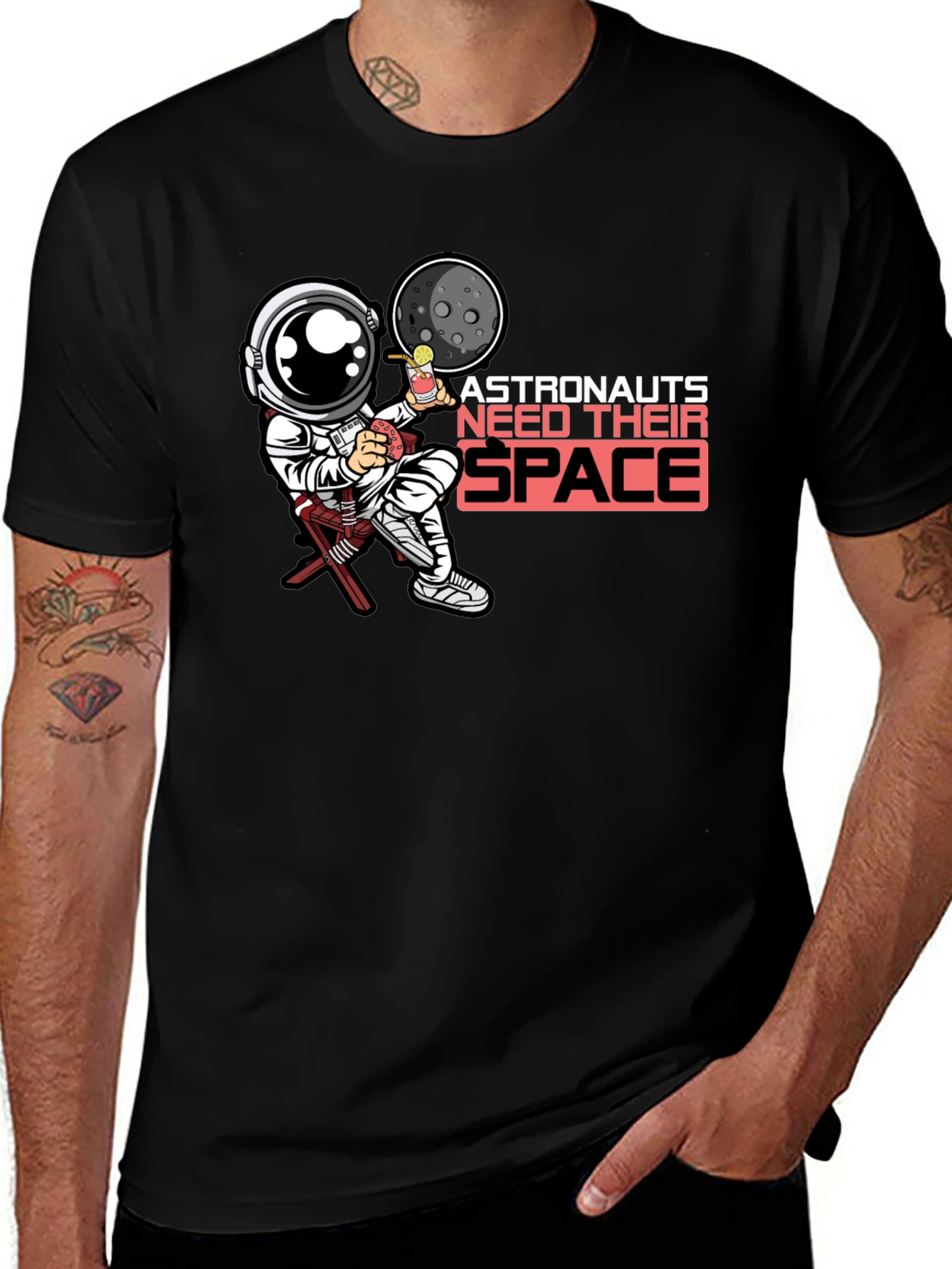 Astronaut Needs Space T-Shirt - Galaxy Relaxation