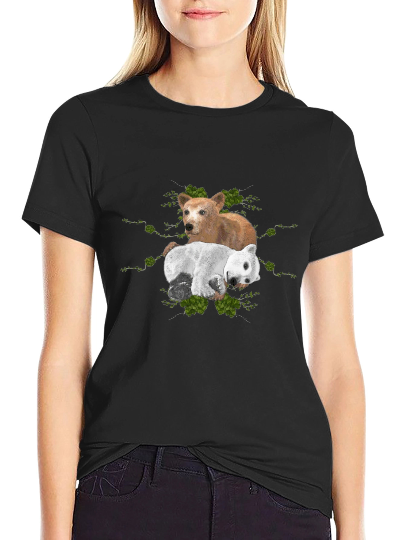 Dog and Bear Graphic Tee