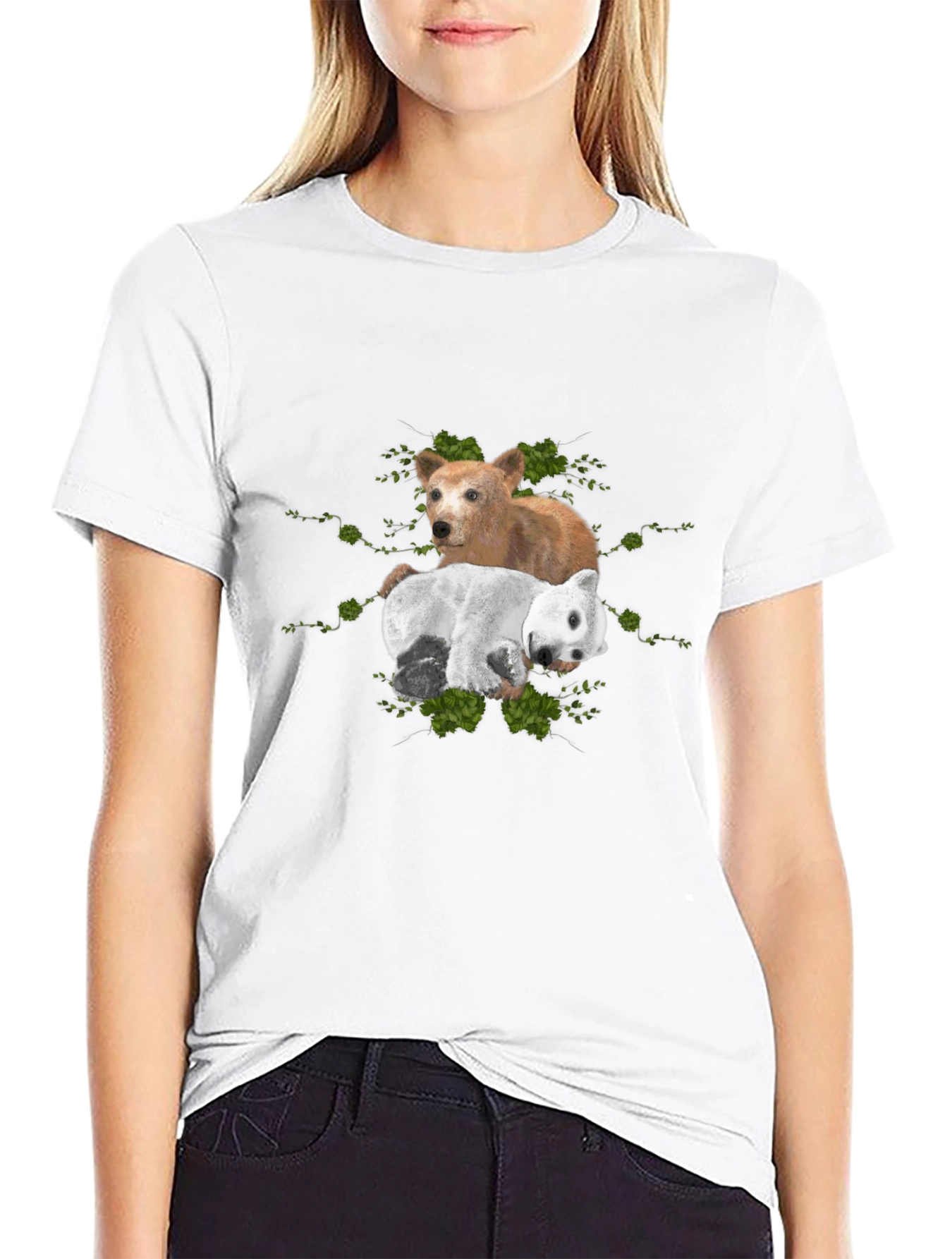 Dog and Bear Graphic Tee