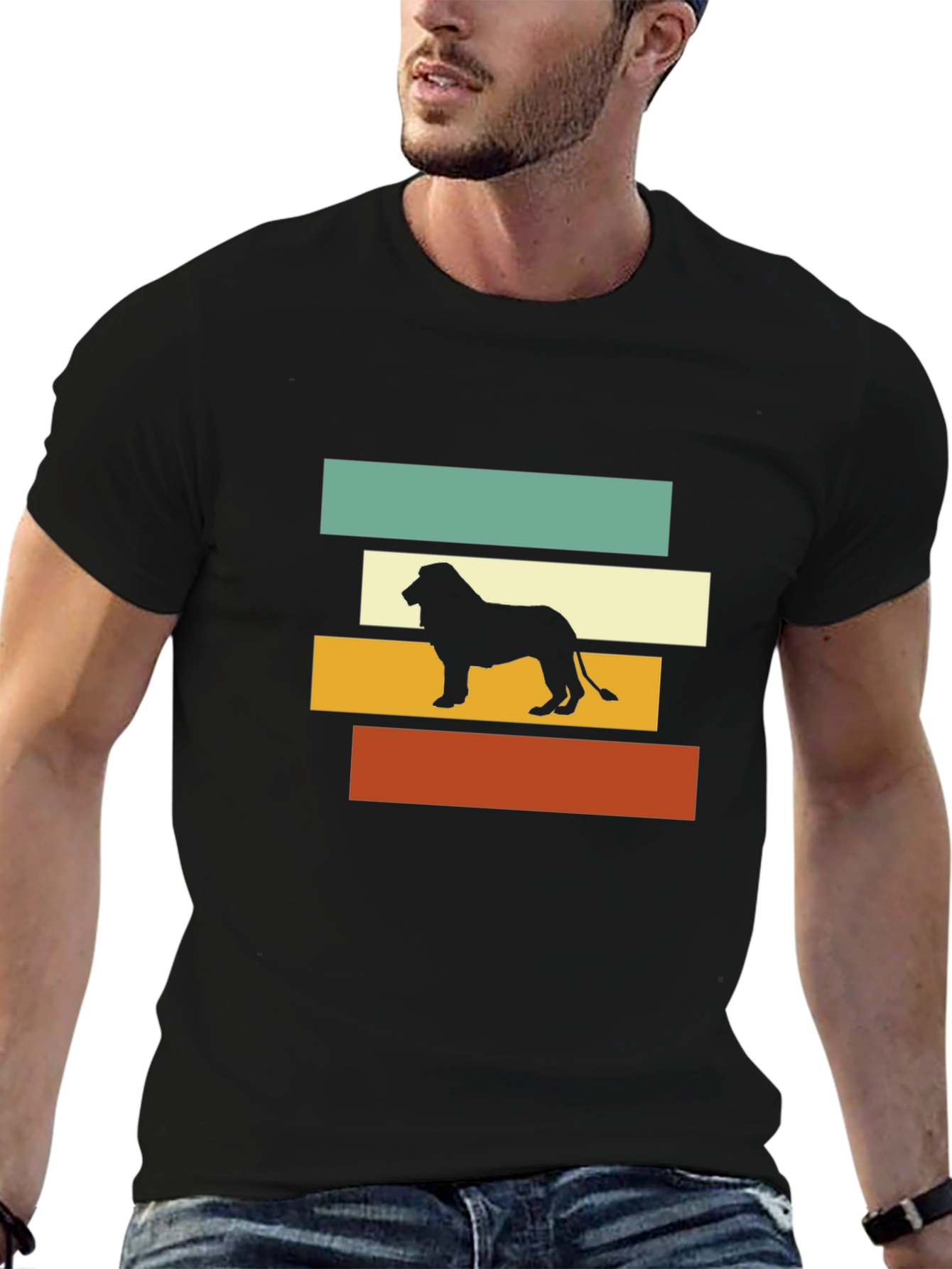 Retro Lion Graphic Tee