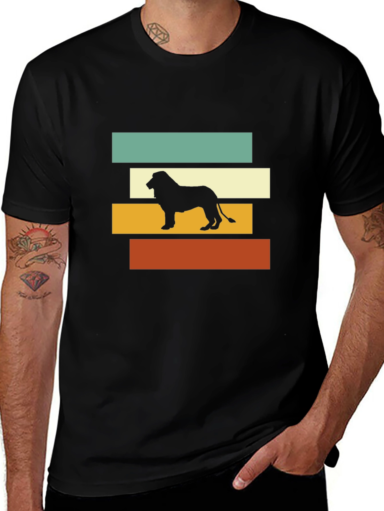 Retro Lion Graphic Tee