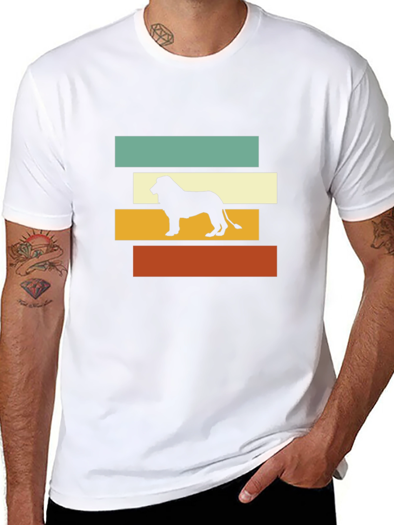 Retro Lion Graphic Tee