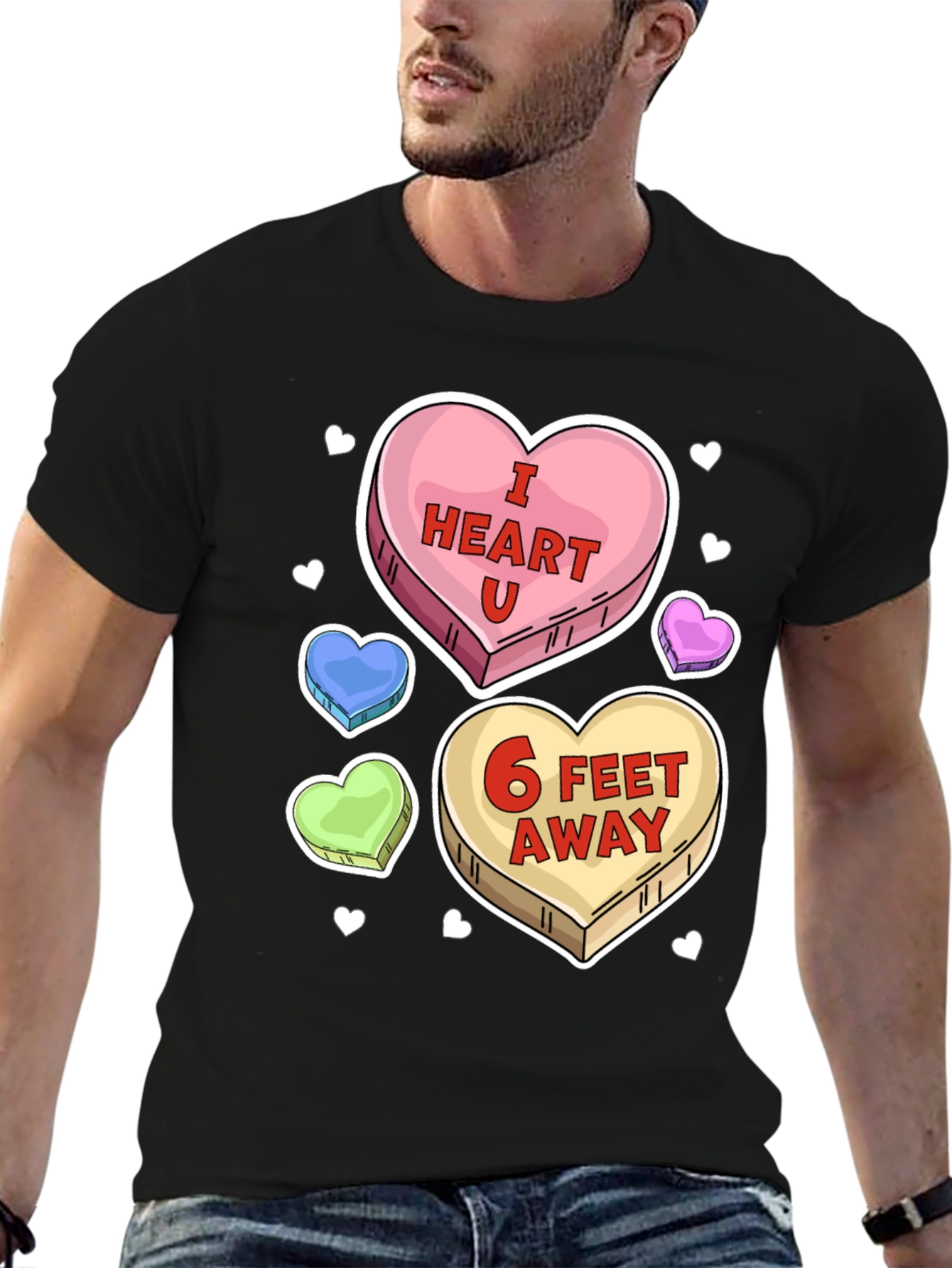 I Heart U 6 Feet Away T-Shirt